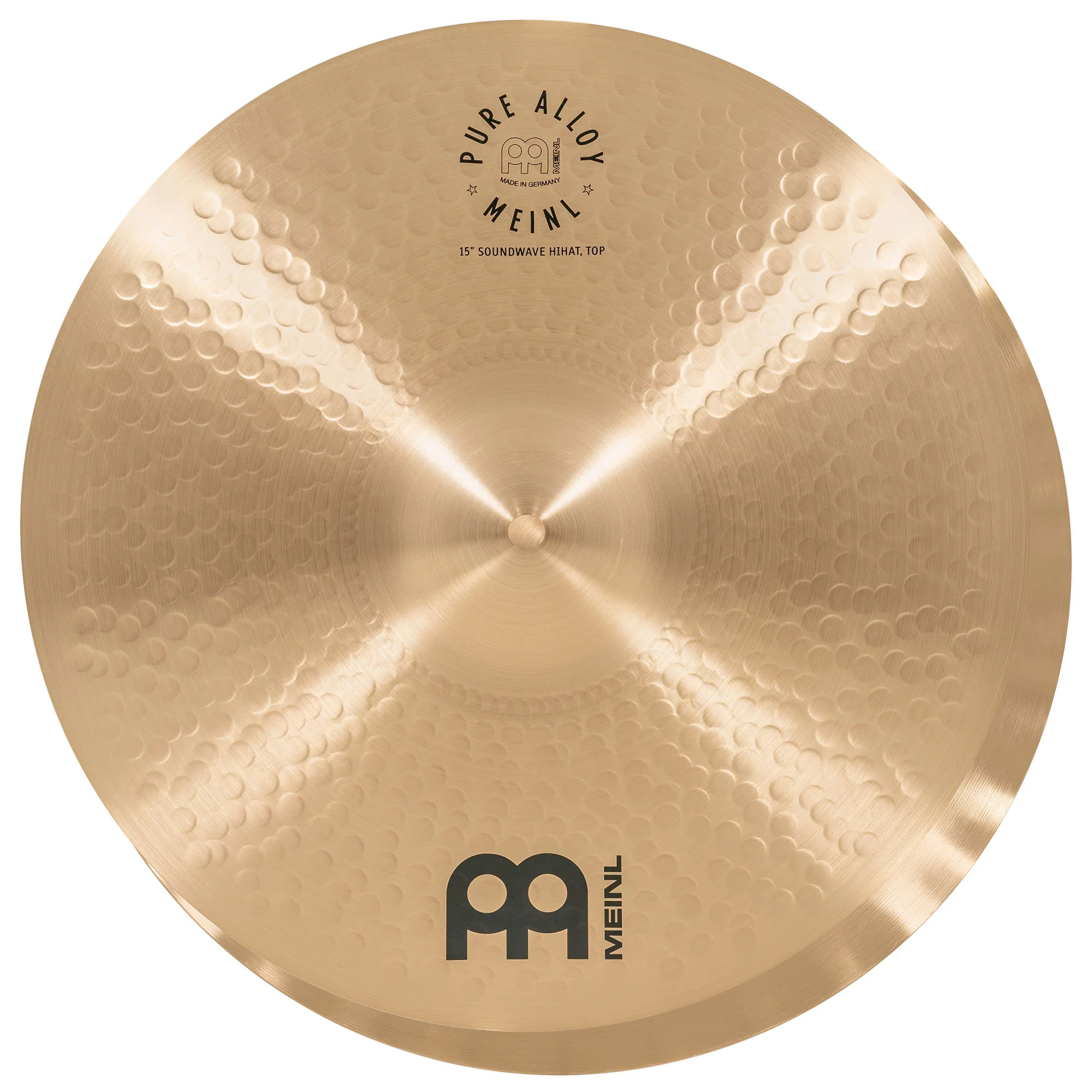 Meinl Pure Alloy 15" Soundwave Hi-Hat Cymbals Pair PA15SWH