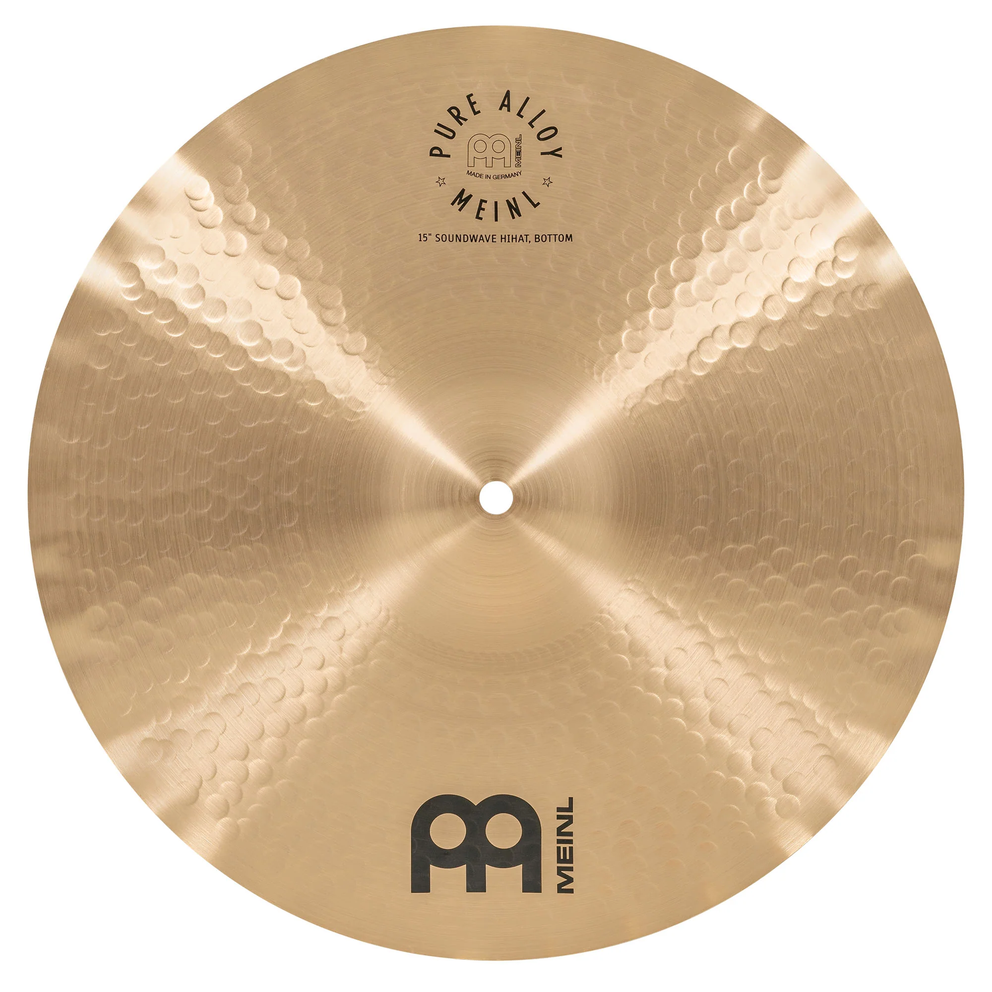 Meinl Pure Alloy 15" Soundwave Hi-Hat Cymbals Pair PA15SWH - Image 5