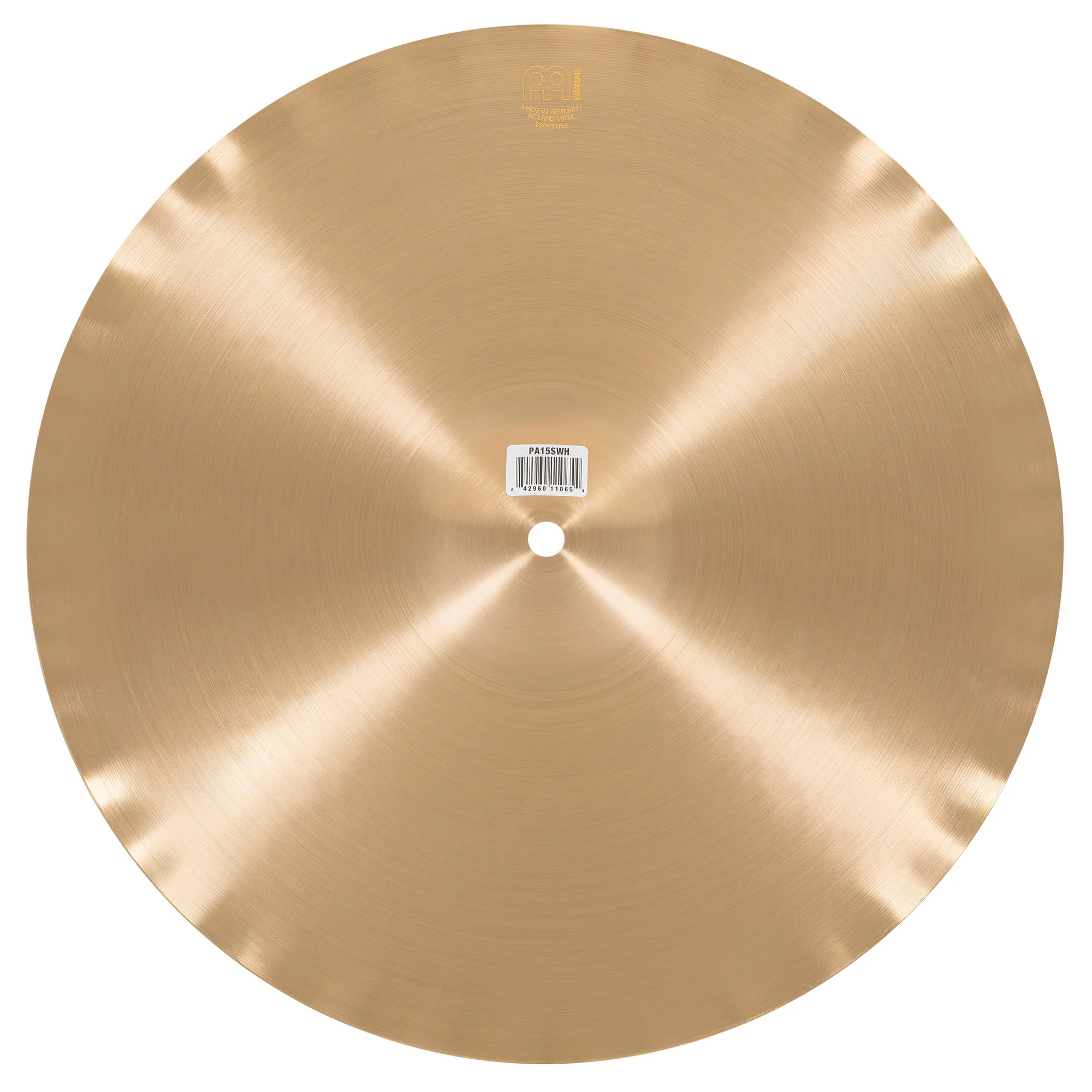 Meinl Pure Alloy 15" Soundwave Hi-Hat Cymbals Pair PA15SWH - Image 6