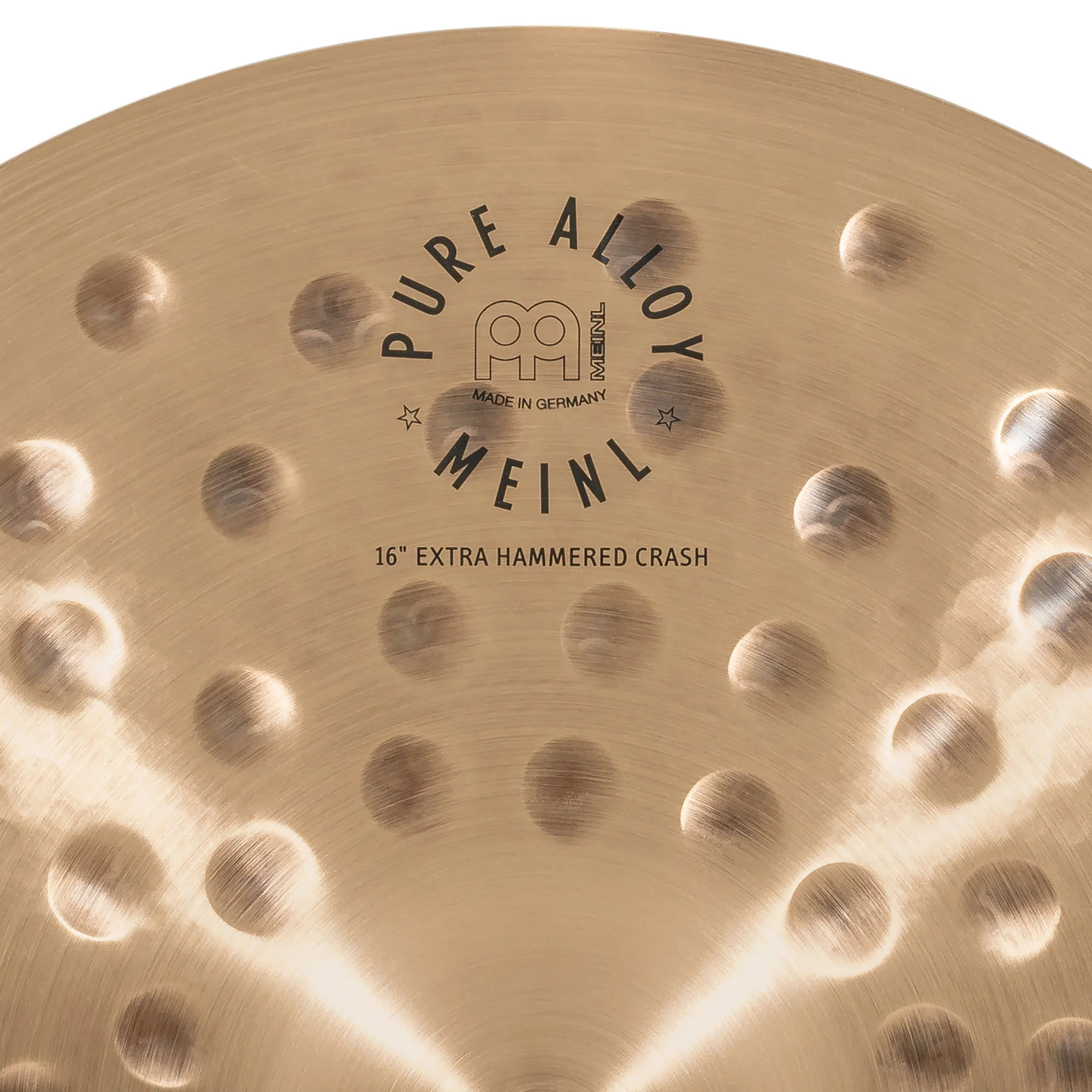 Meinl Pure Alloy 16 inch Extra Hammered Crash Cymbal PA16EHC - Image 4