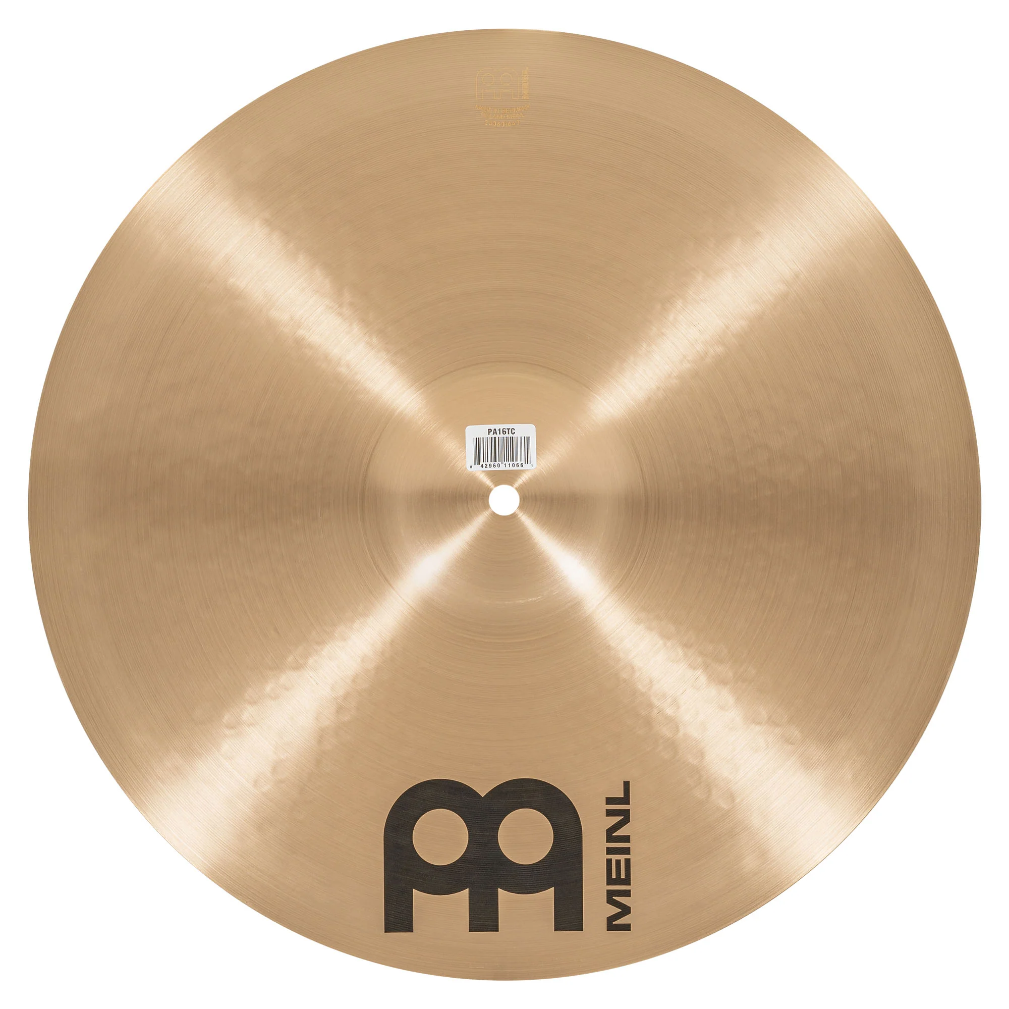 Meinl Pure Alloy 16 inch Thin Crash Cymbal PA16TC - Image 2