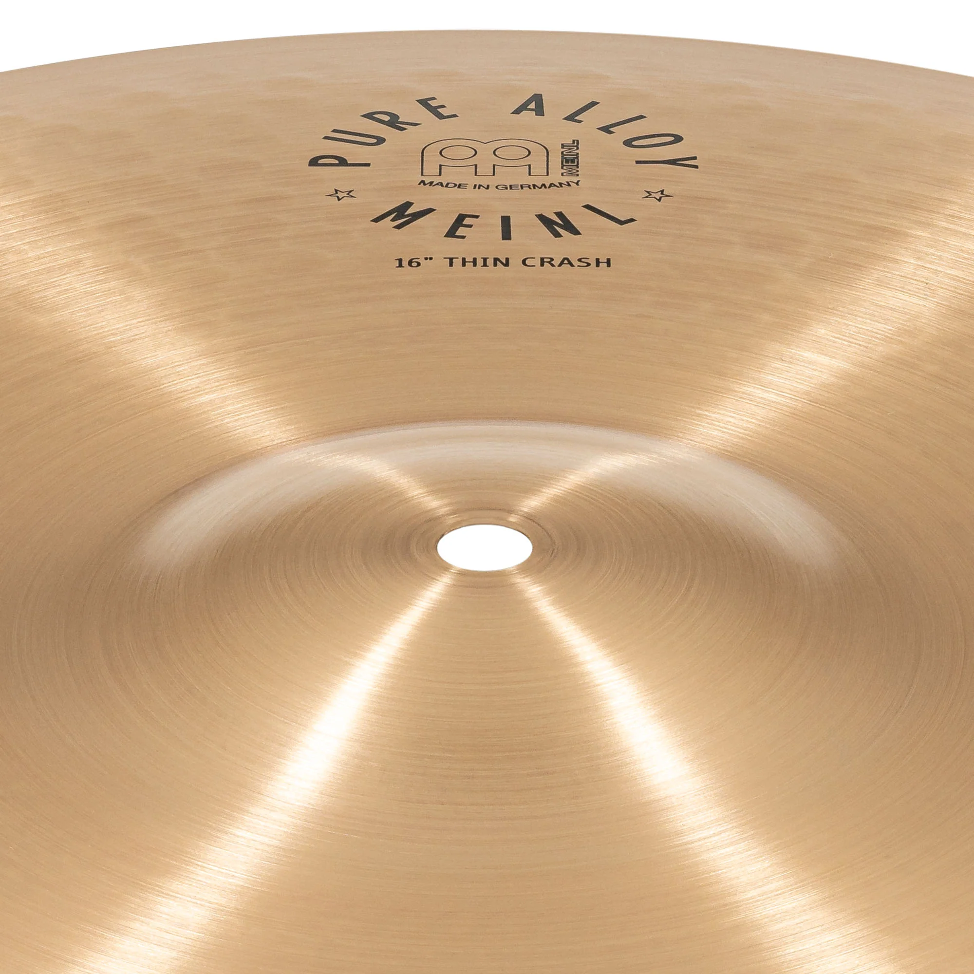 Meinl Pure Alloy 16 inch Thin Crash Cymbal PA16TC - Image 4