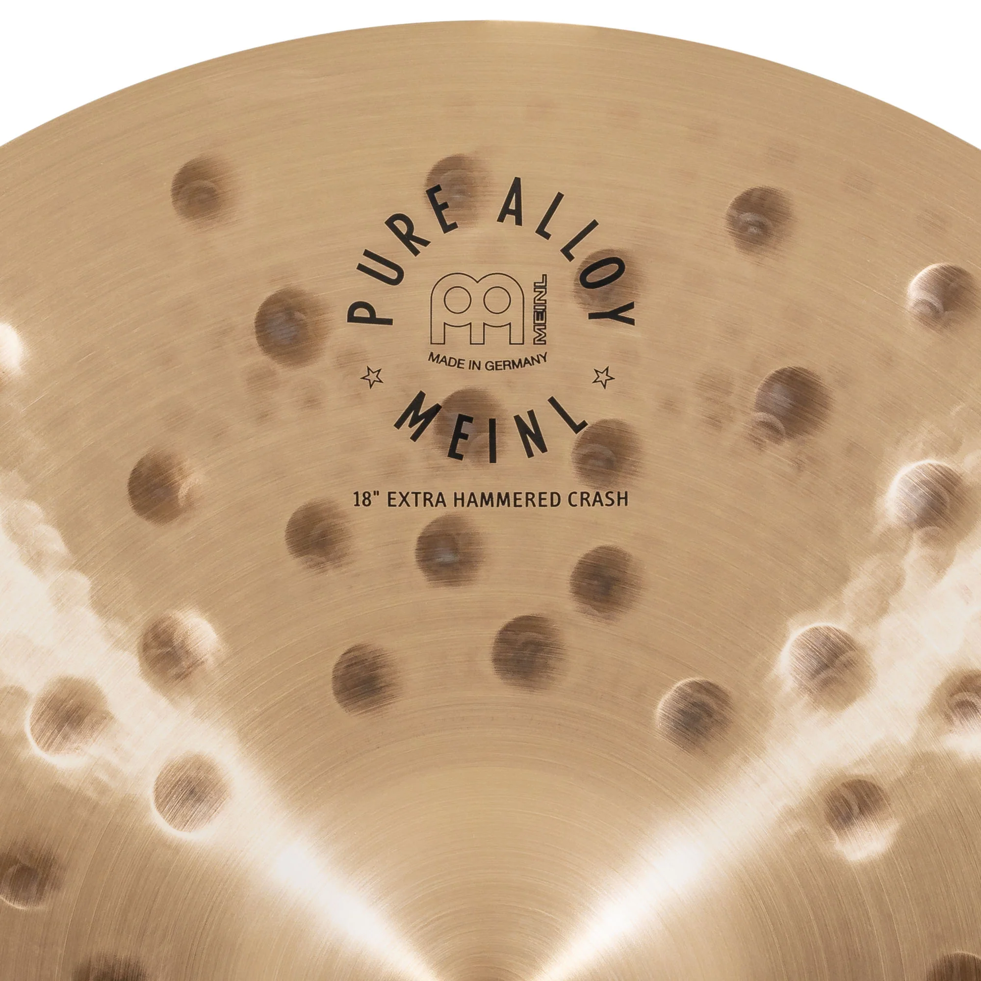 Meinl Pure Alloy 18 inch Extra Hammered Crash Cymbal PA18EHC - Image 3