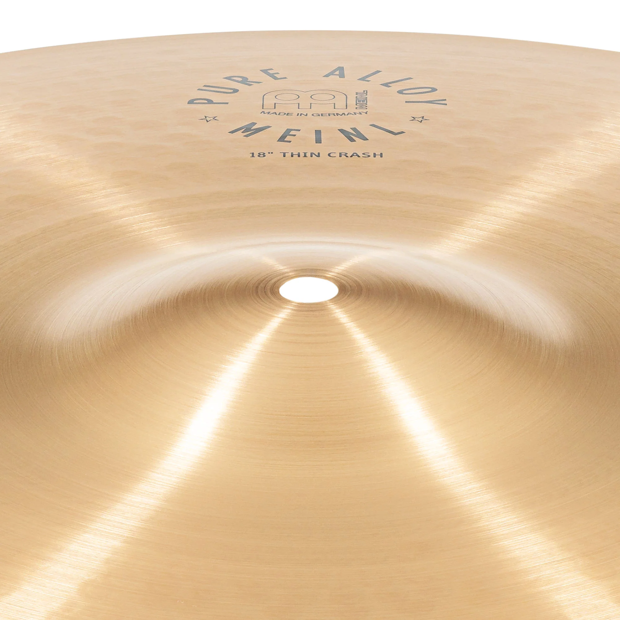 Meinl Pure Alloy 18 inch Thin Crash Cymbal PA18TC - Image 4