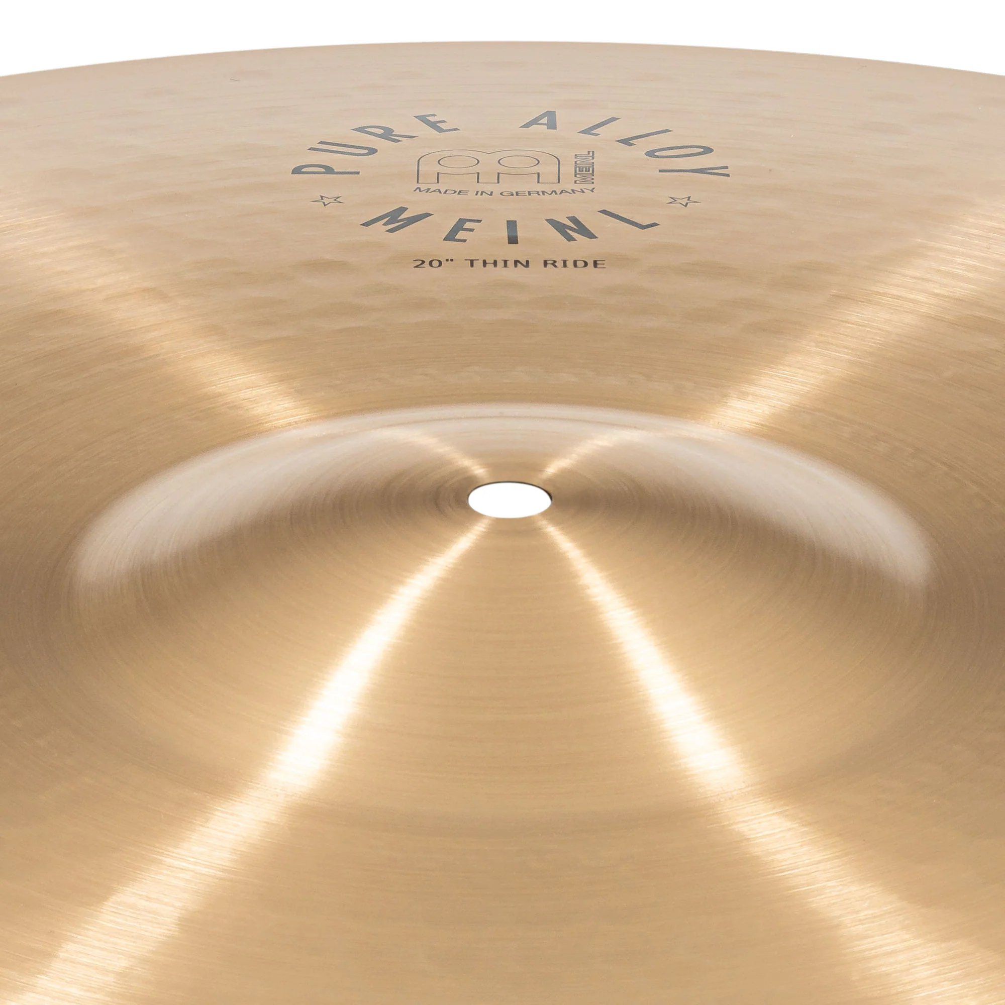 Meinl Pure Alloy 20 inch Thin Ride Cymbal PA20TR - Image 4