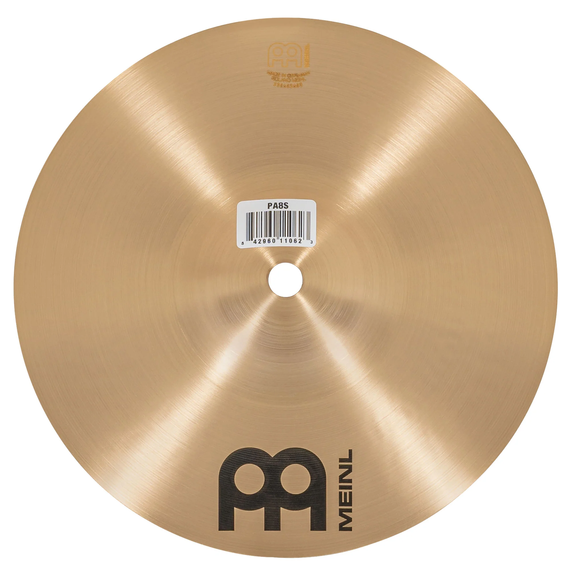 Meinl Pure Alloy 8 inch Splash Cymbal PA8S - Image 2