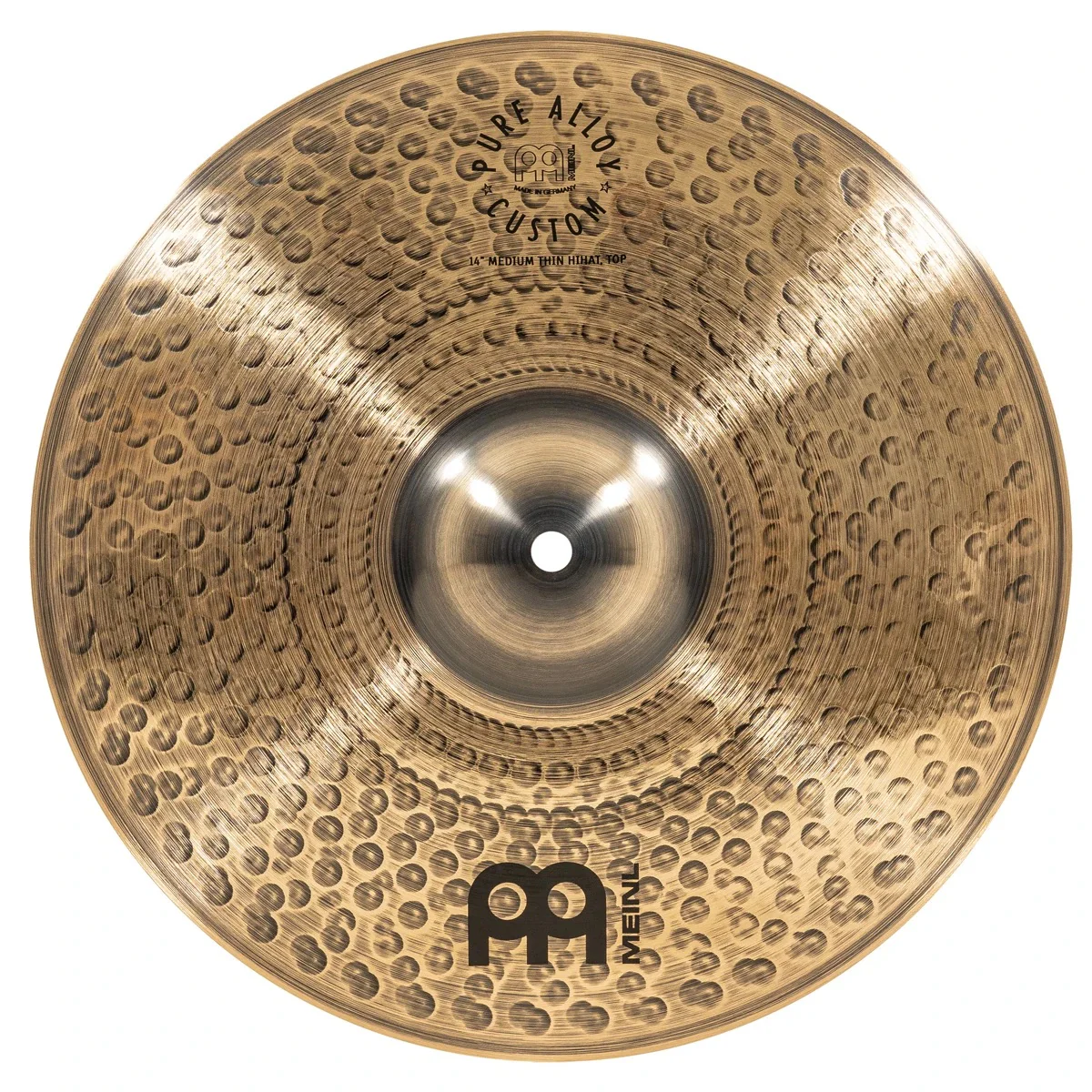 Meinl Pure Alloy Custom 14" Medium Thin Hi-Hats PAC14MTH - Image 5