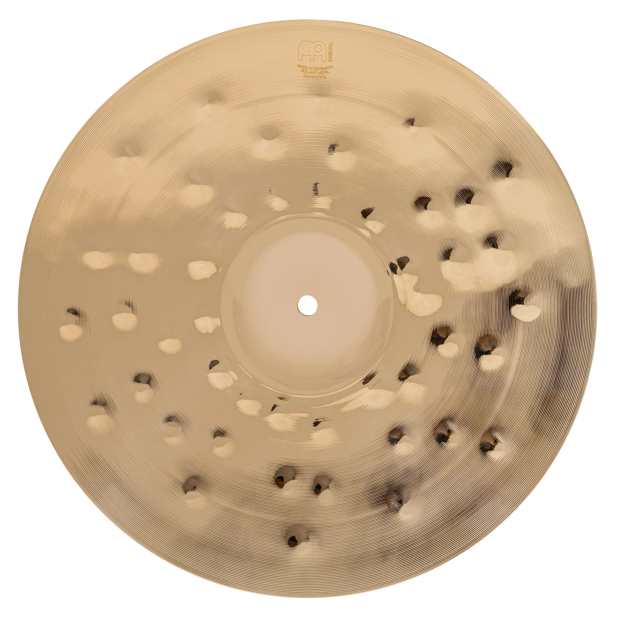 Meinl Pure Alloy Custom 15 inch Extra Thin Hammered Hi Hat Cymbals PAC15ETHH - Image 6
