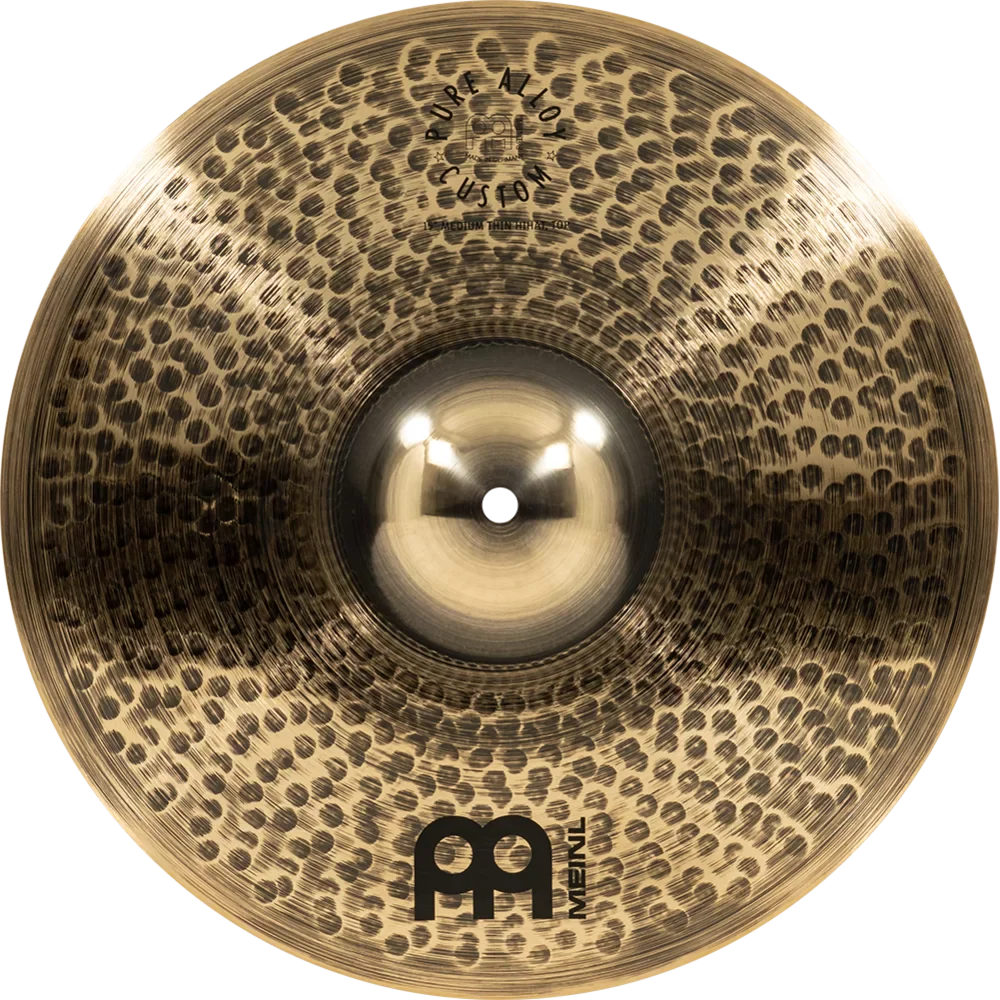 Meinl Pure Alloy Custom 15" Medium Thin Hi-hat Cymbals PAC15MTH - Image 5