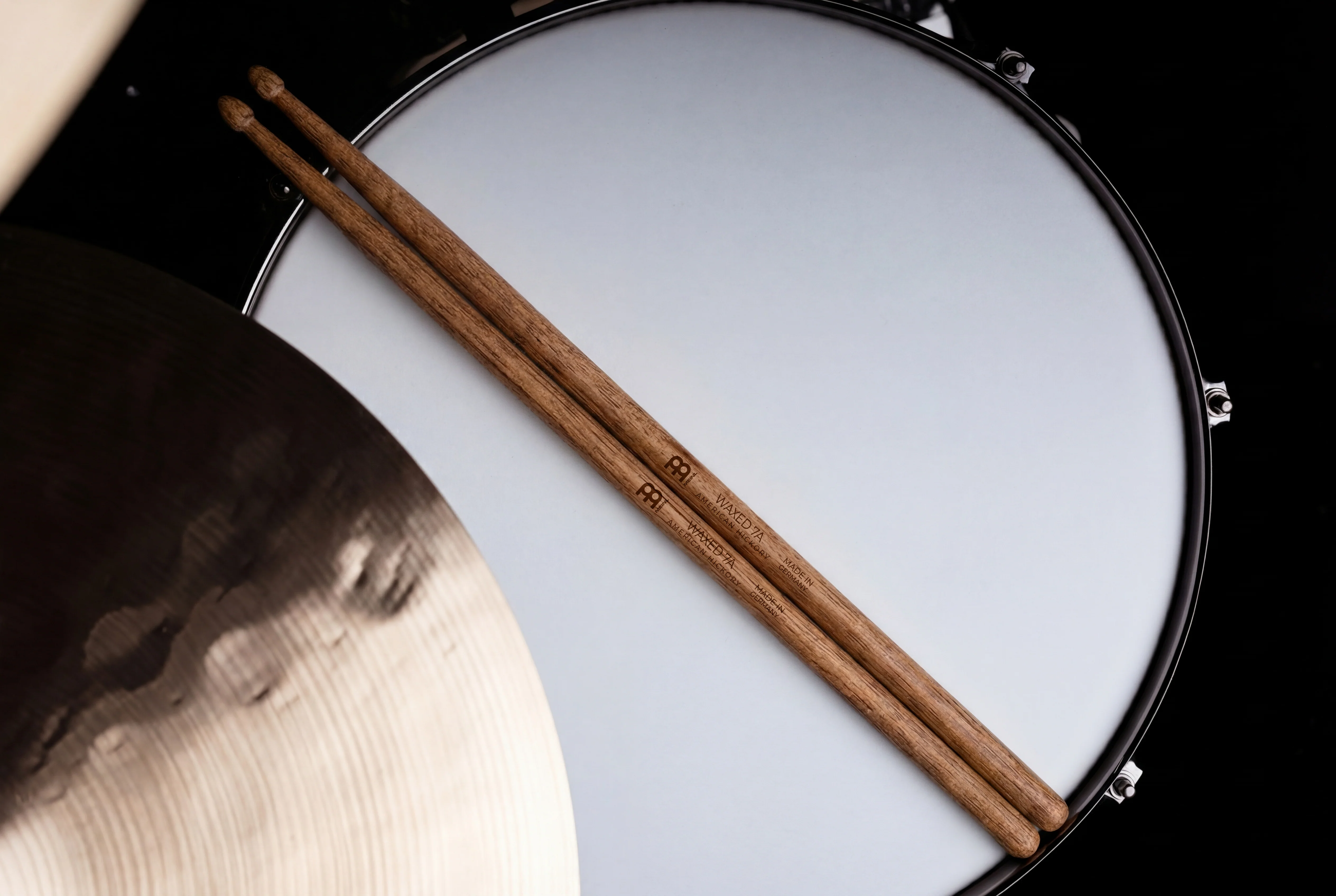 Meinl Waxed 7A Drumsticks – American Hickory - SB700 - Image 2