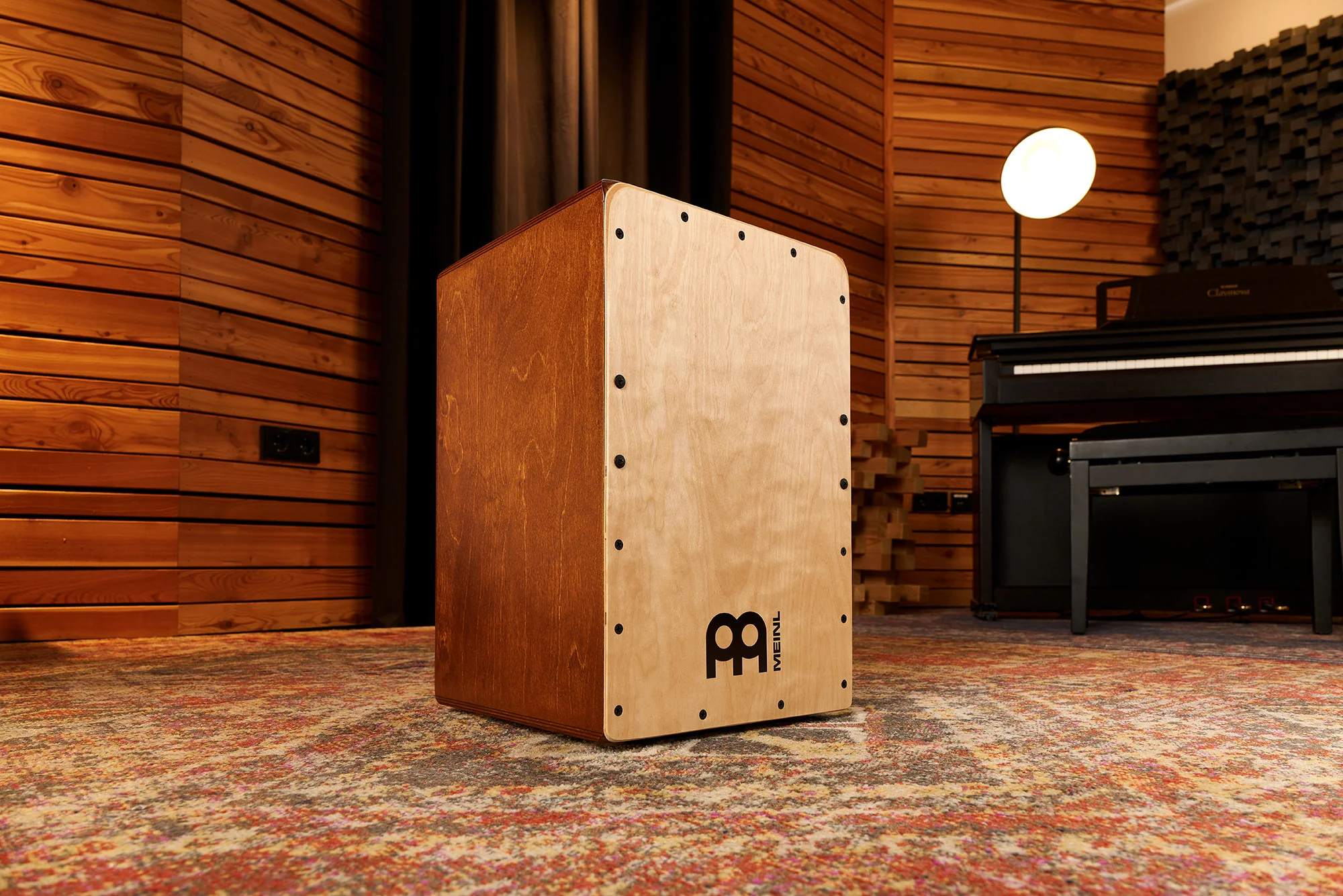 MEINL Percussion Snarecraft Series Snare Cajon 80 - Baltic Birch/Almond Birch - Image 2
