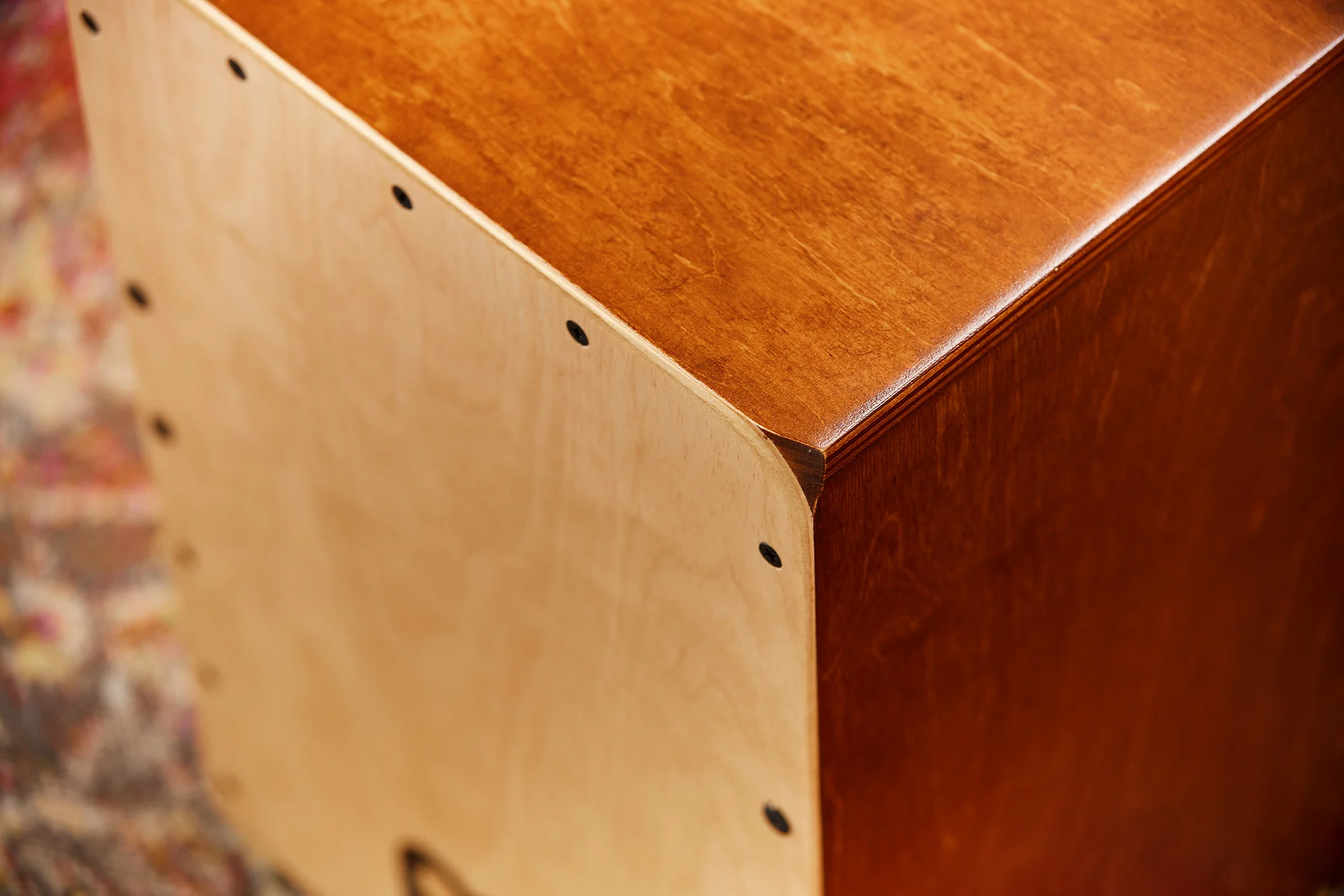 MEINL Percussion Snarecraft Series Snare Cajon 80 - Baltic Birch/Almond Birch - Image 4