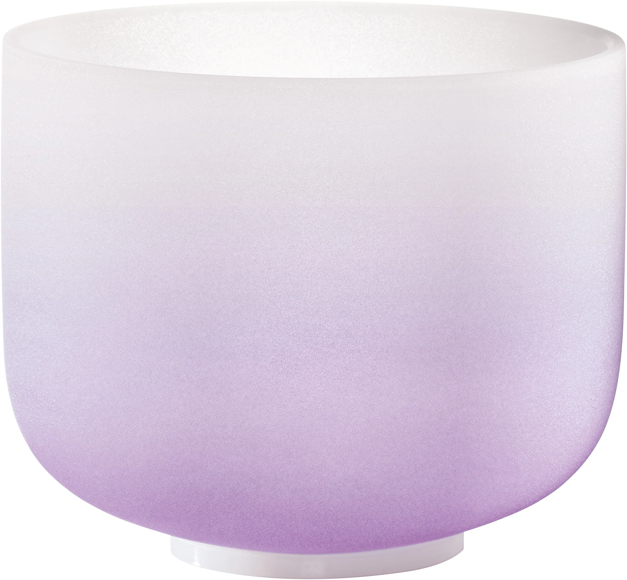 Meinl Sonic Energy Crystal Singing Bowl, Coloured, 8" / 20 cm, Note B4, Crown Chakra