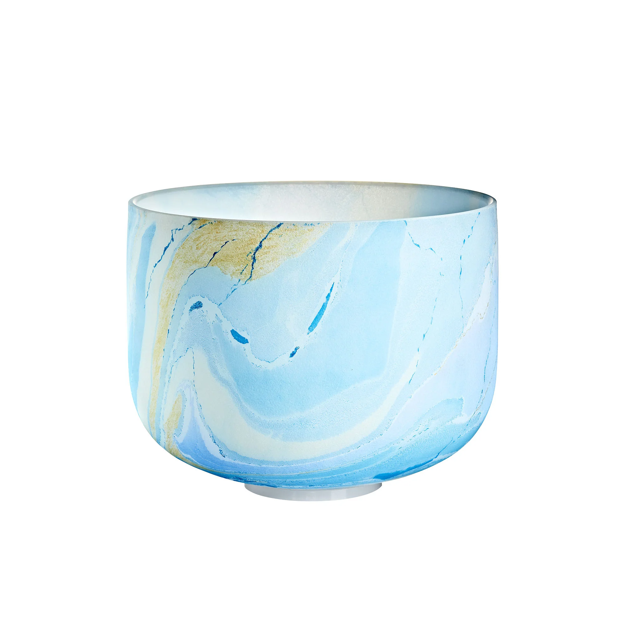 Meinl Sonic Energy Marble Crystal Singing Bowl, 10" Throat Chakra