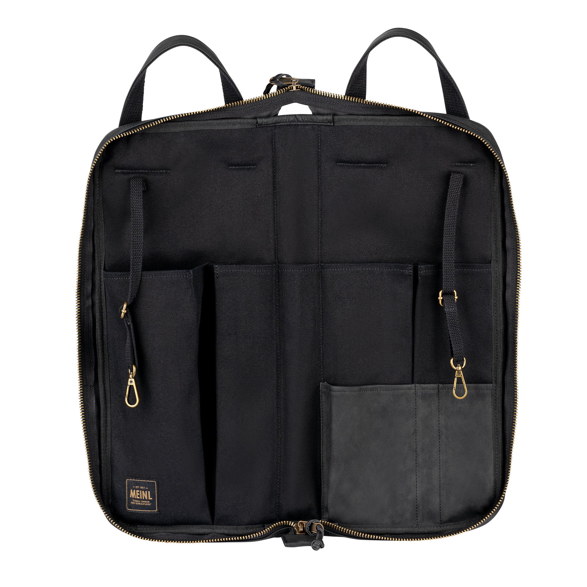 Meinl Vintage Hyde Drum Stick Bag - Black MVHSBK - Image 2