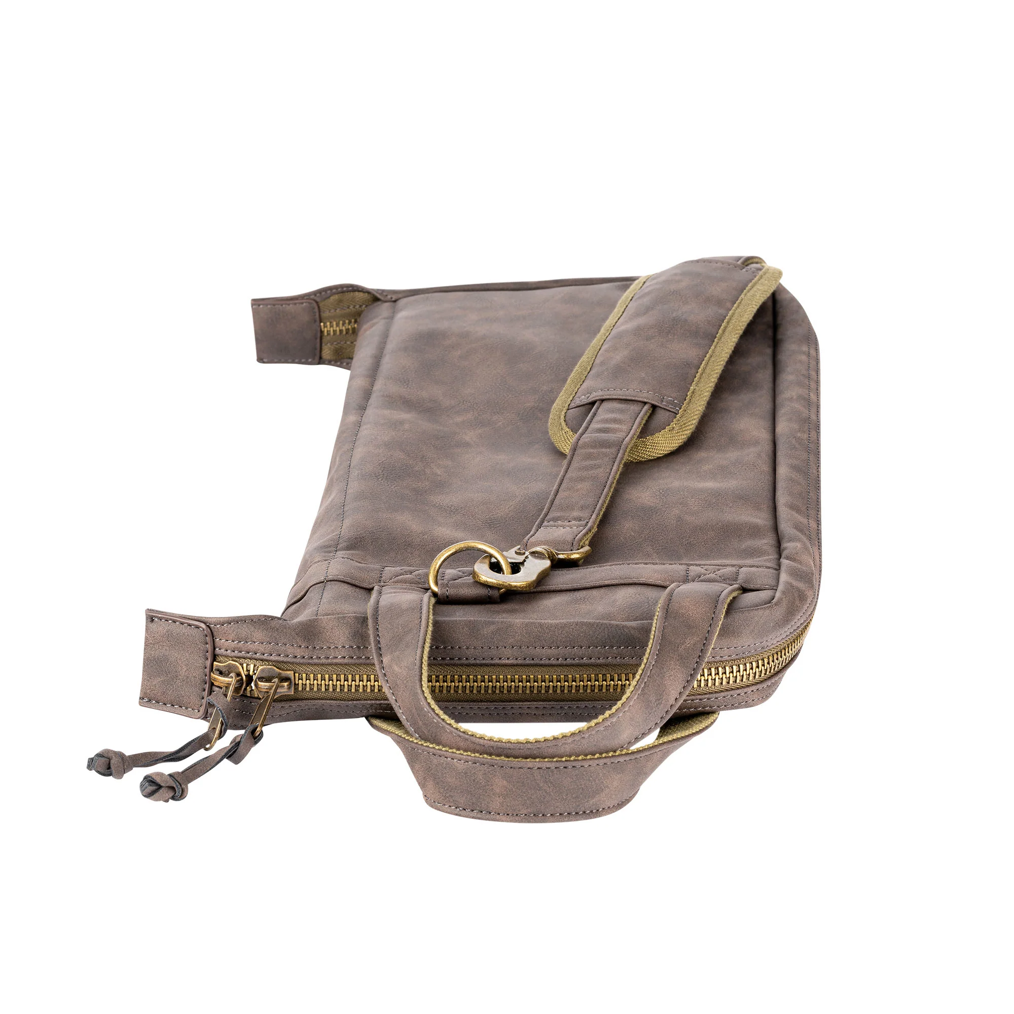 Meinl Vintage Hyde Drum Stick Bag - Dark Brown MVHSDB - Image 3
