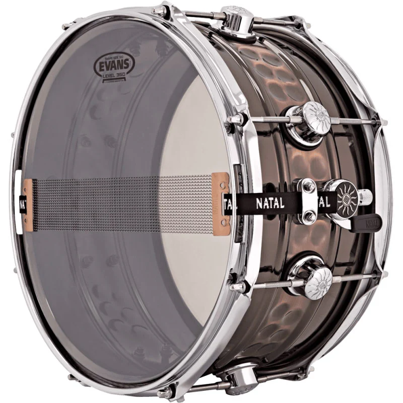 Natal Cafe Racer Snare Drum | 13 x 7" - Beaded Steel - Image 3