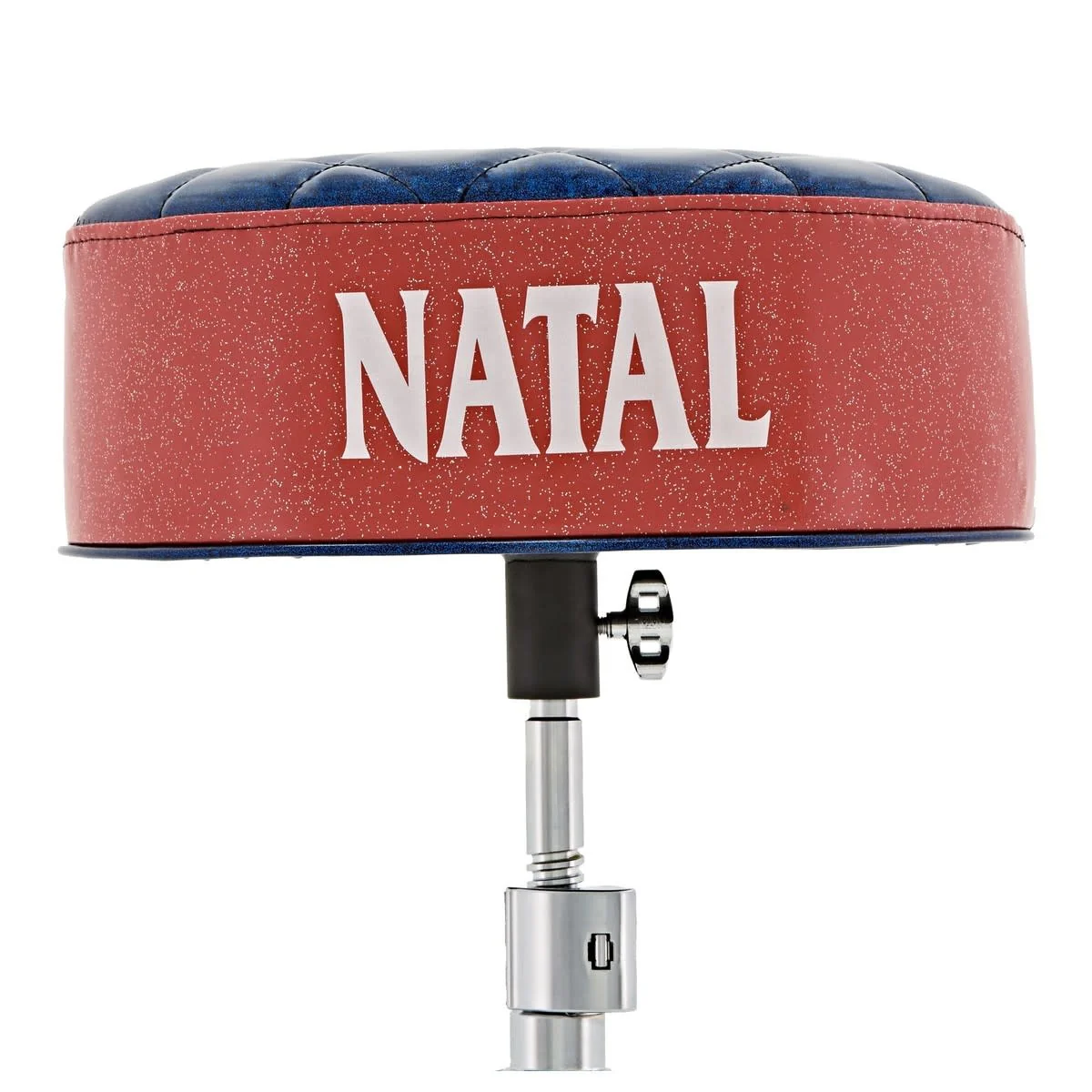 Natal Deluxe Drum Throne, Blue Top With Red Sides - Image 3