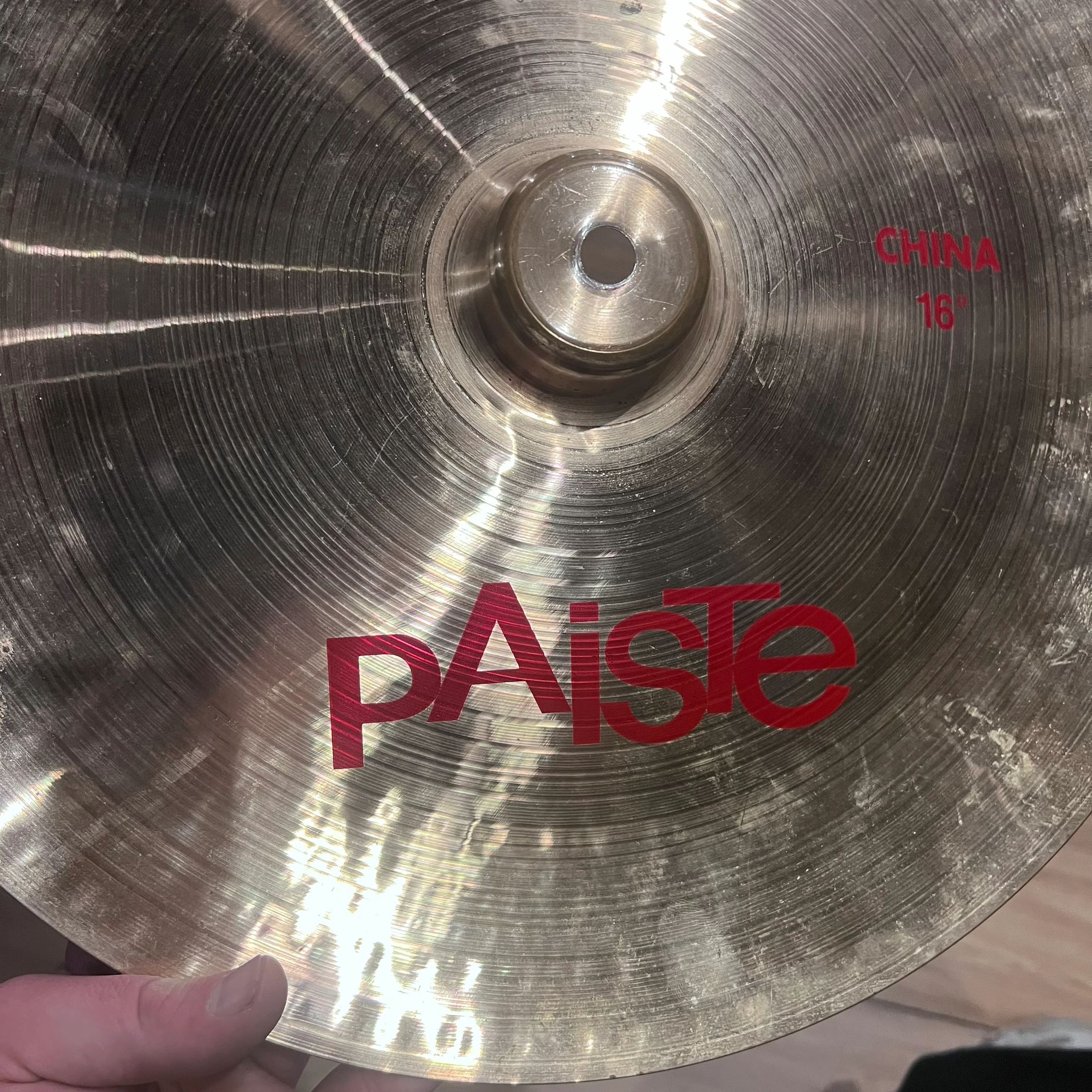 Paiste 2002 16” China Cymbal #1322 - Image 4