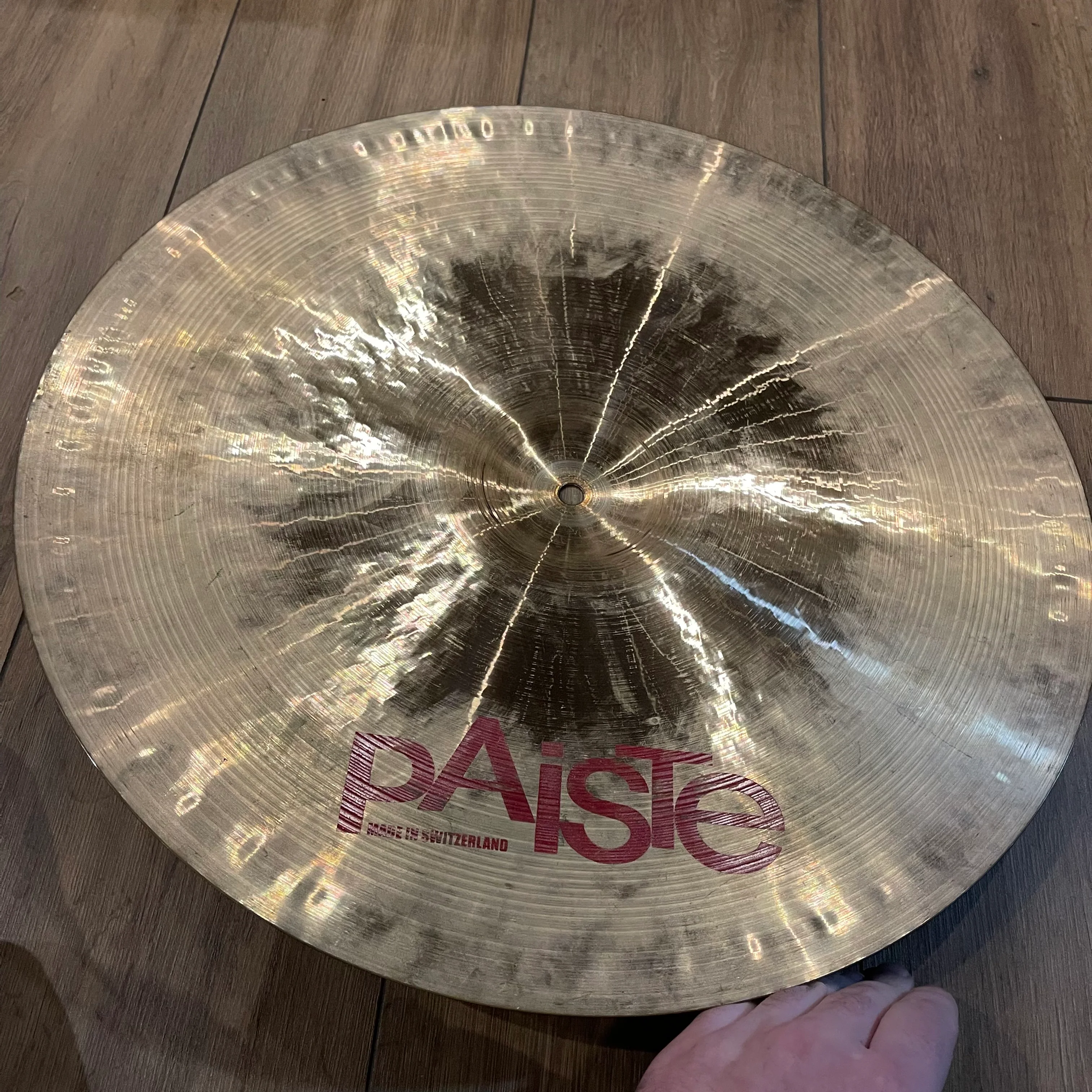 Paiste 2002 20” Medium Ride Cymbal #1249 - Image 8