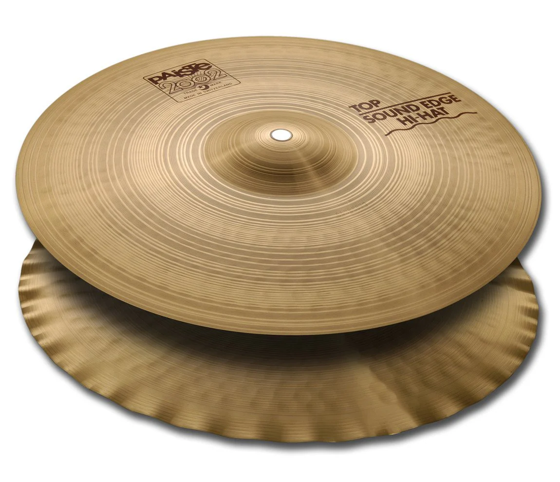Paiste 2002 Sound Edge Hi Hat Cymbals 13"