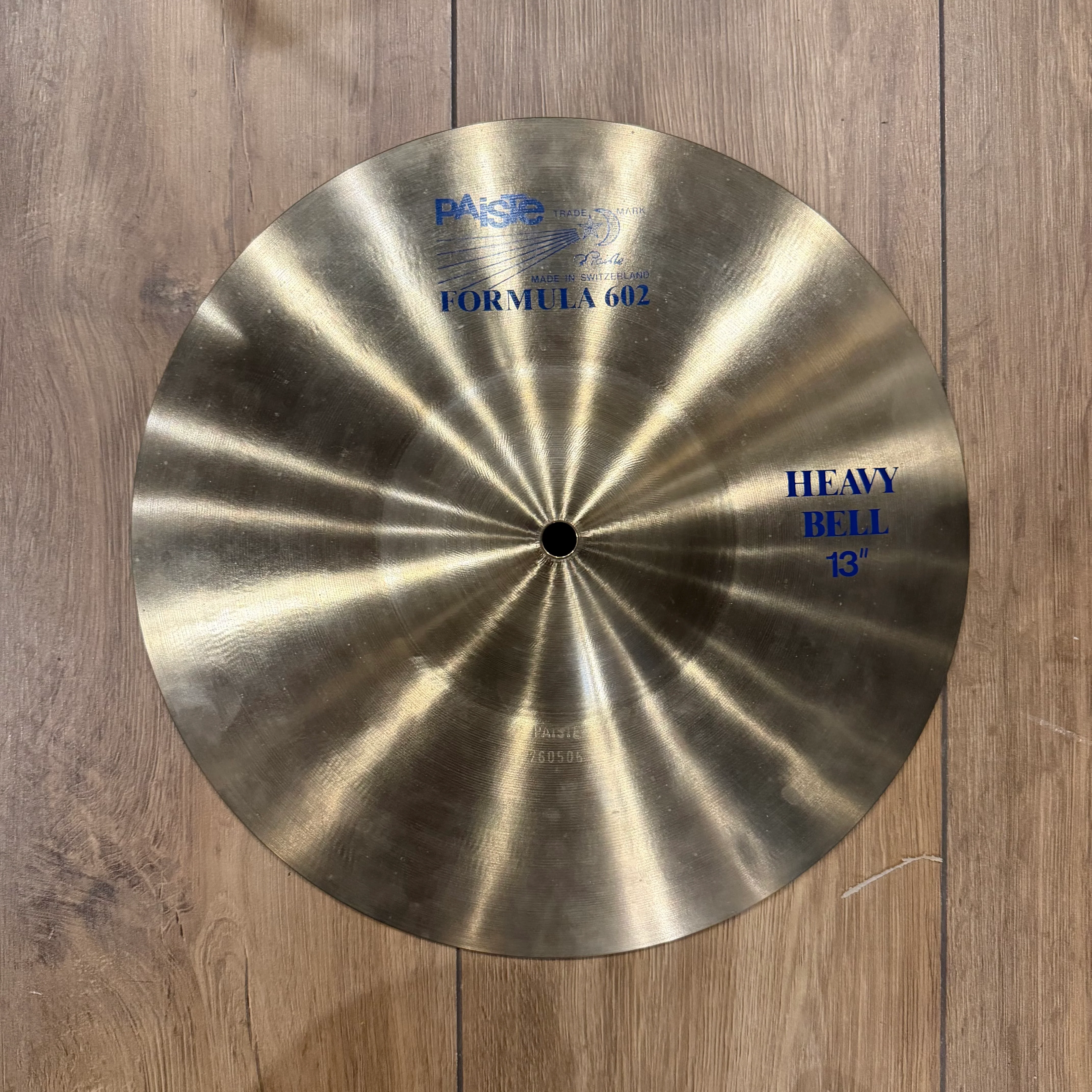 Paiste Formula 602 Blue 13" Heavy Bell Original #9000COS