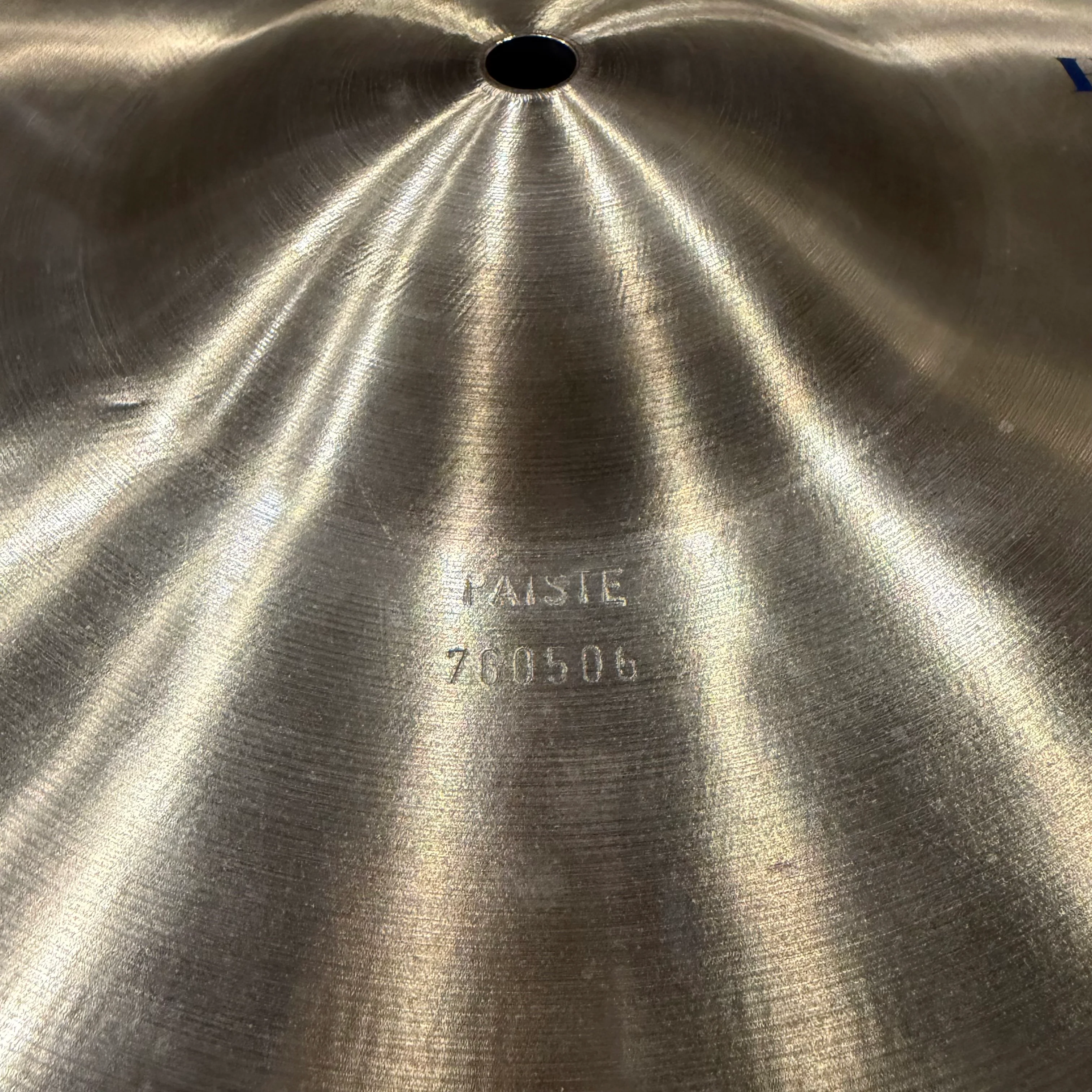 Paiste Formula 602 Blue 13" Heavy Bell Original #9000COS - Image 4