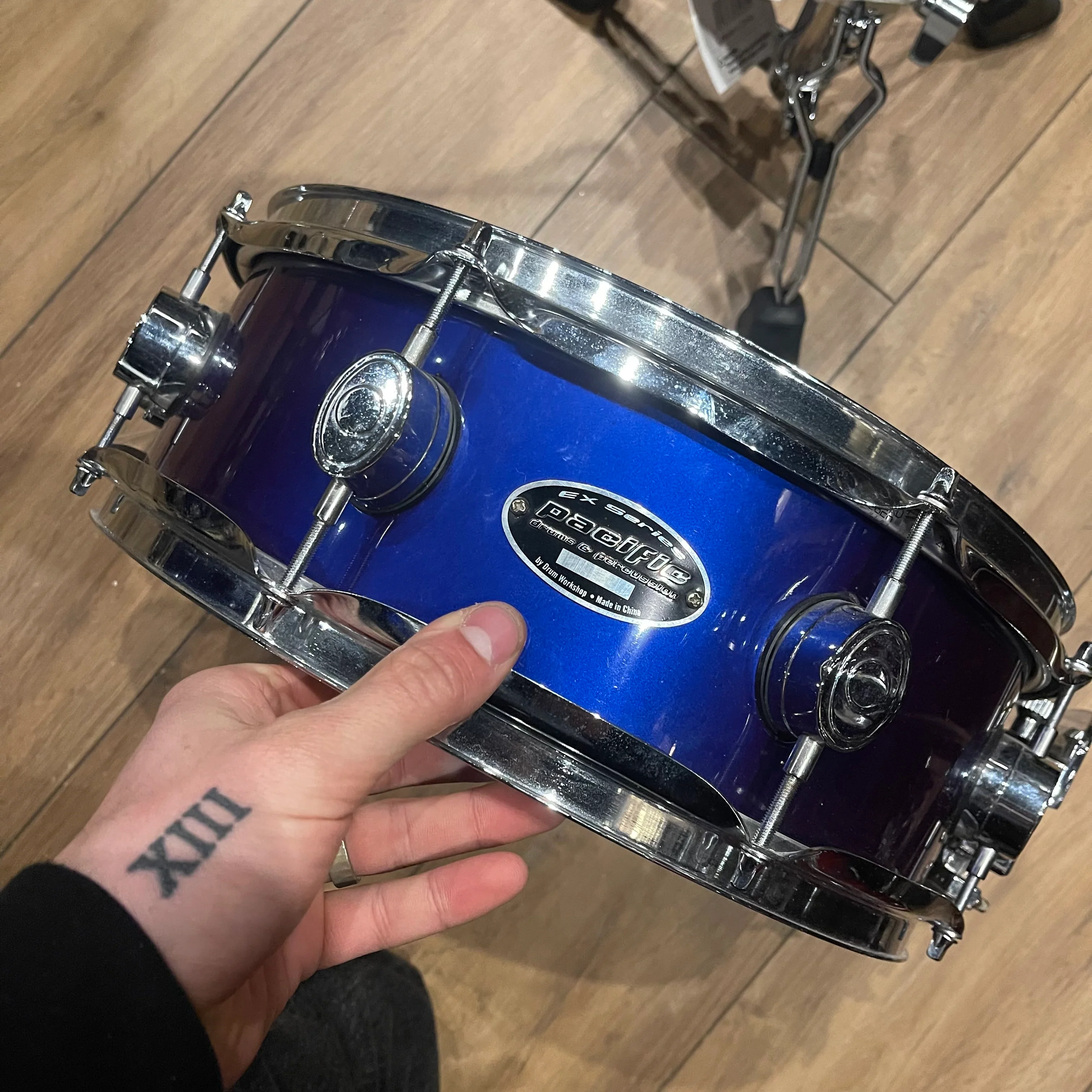 PDP 14x5.5” By DW Snare Drum Blue #1310 - Image 3