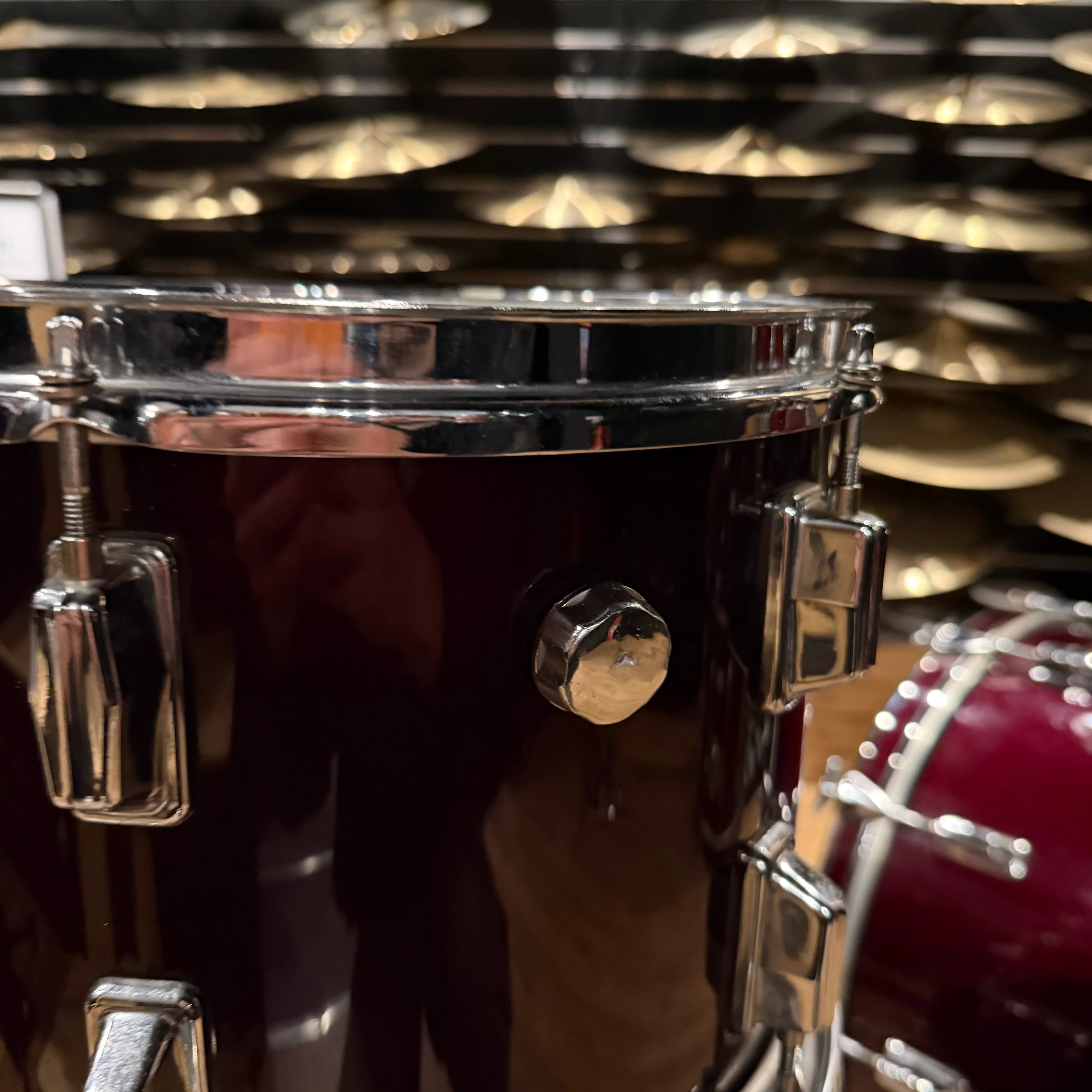Pearl Wood-Fibreglass 1970's Vintage 24" Drum Kit #1241 - Image 11