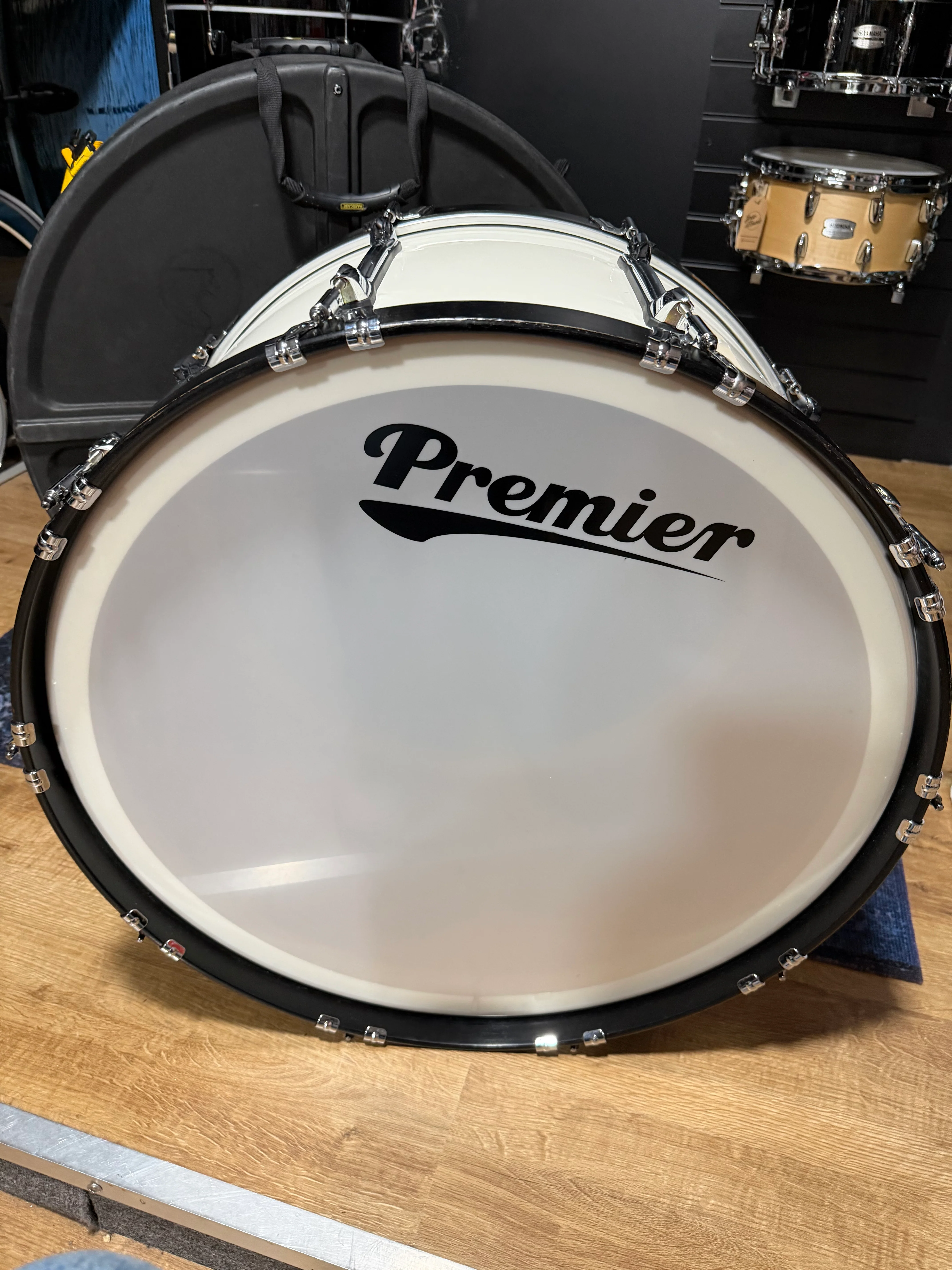 Premier 26" Marching Bass Drum With Hardcase #1249 - Image 8