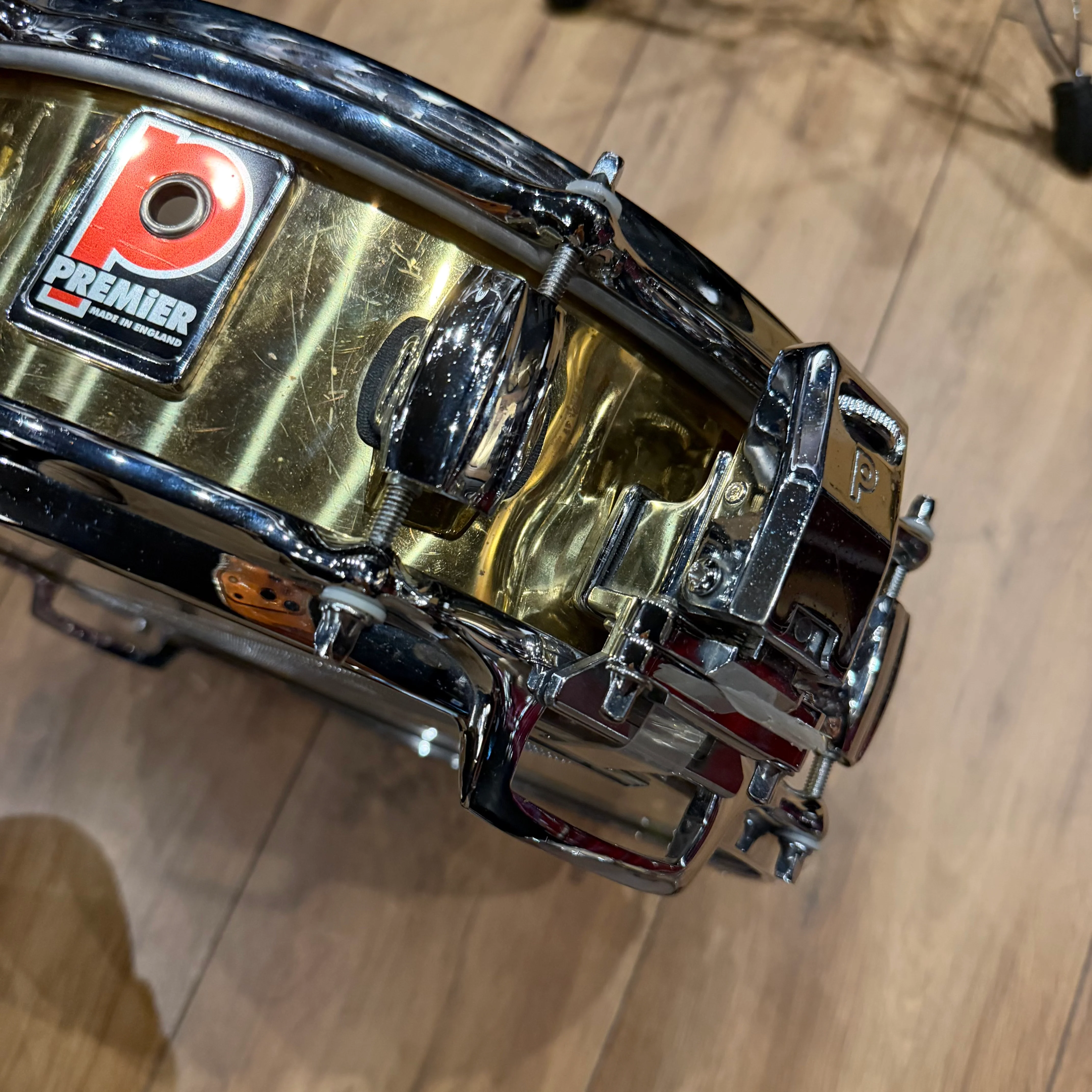 Premier Brass 14" Snare Drum #1317 - Image 2