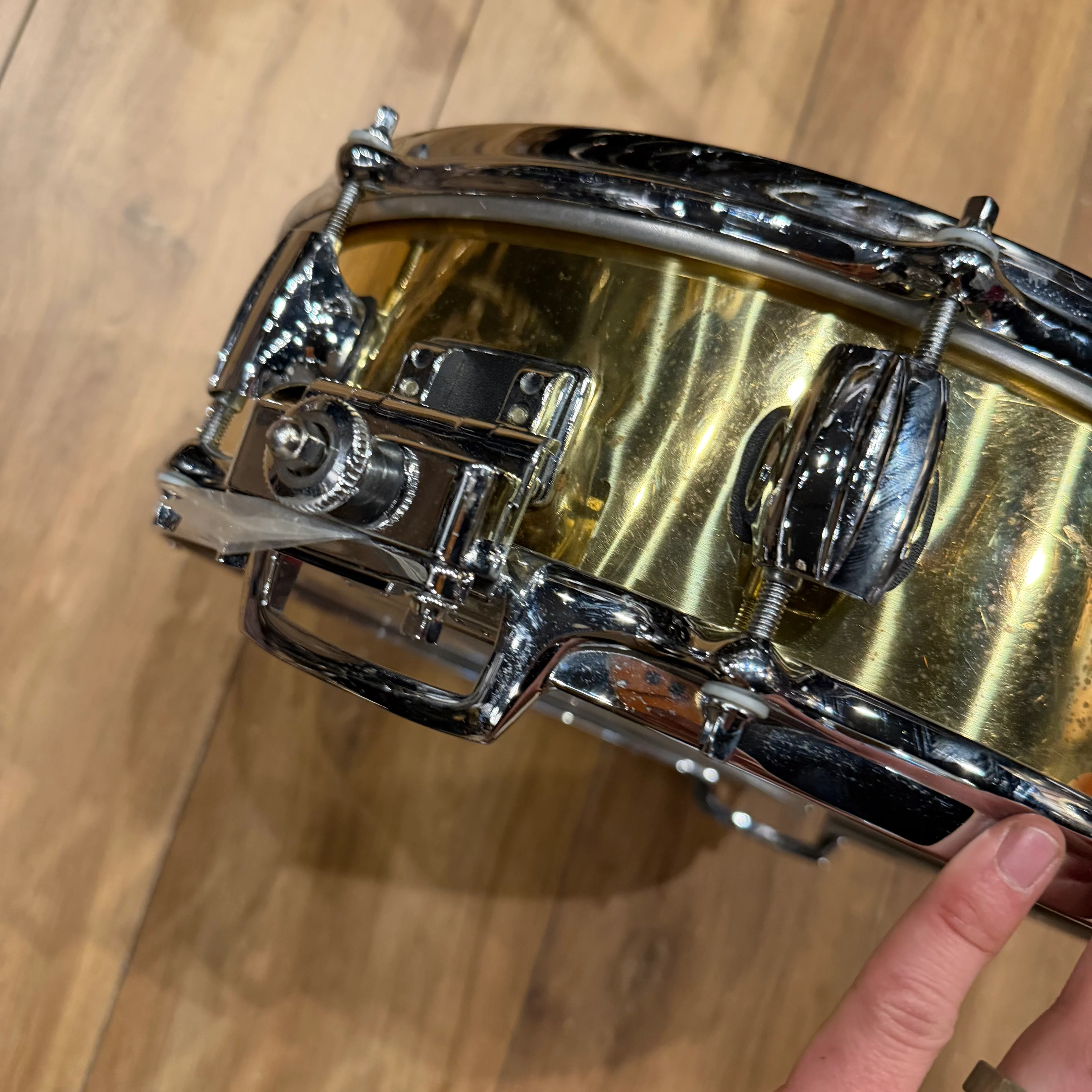 Premier Brass 14" Snare Drum #1317 - Image 5