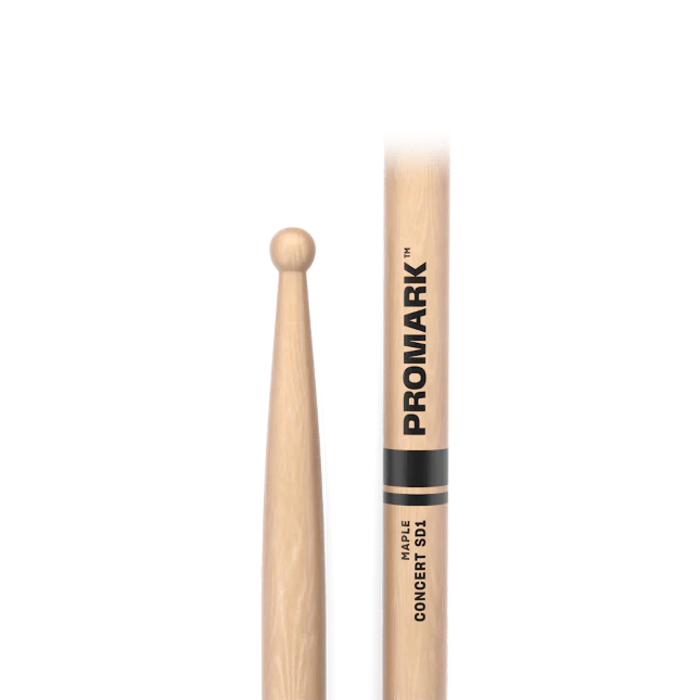 Promark Concert SD1 Maple Drumstick, Wood Tip