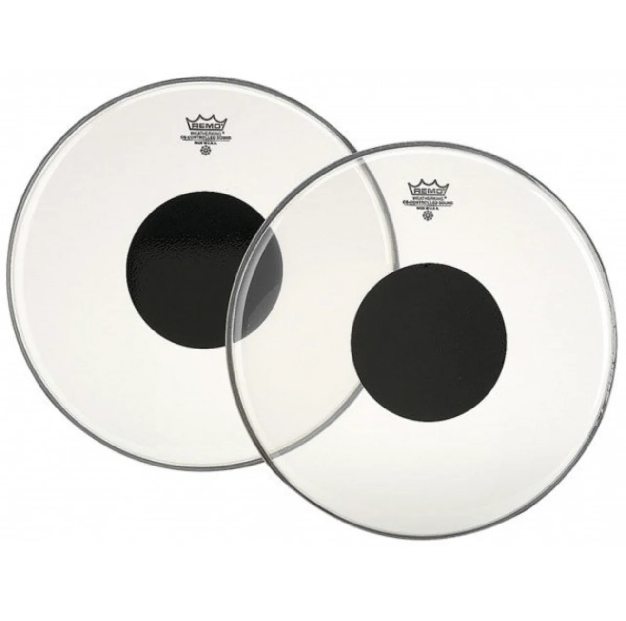 Remo Controlled Sound Clear w/ Black Dot | 14"
