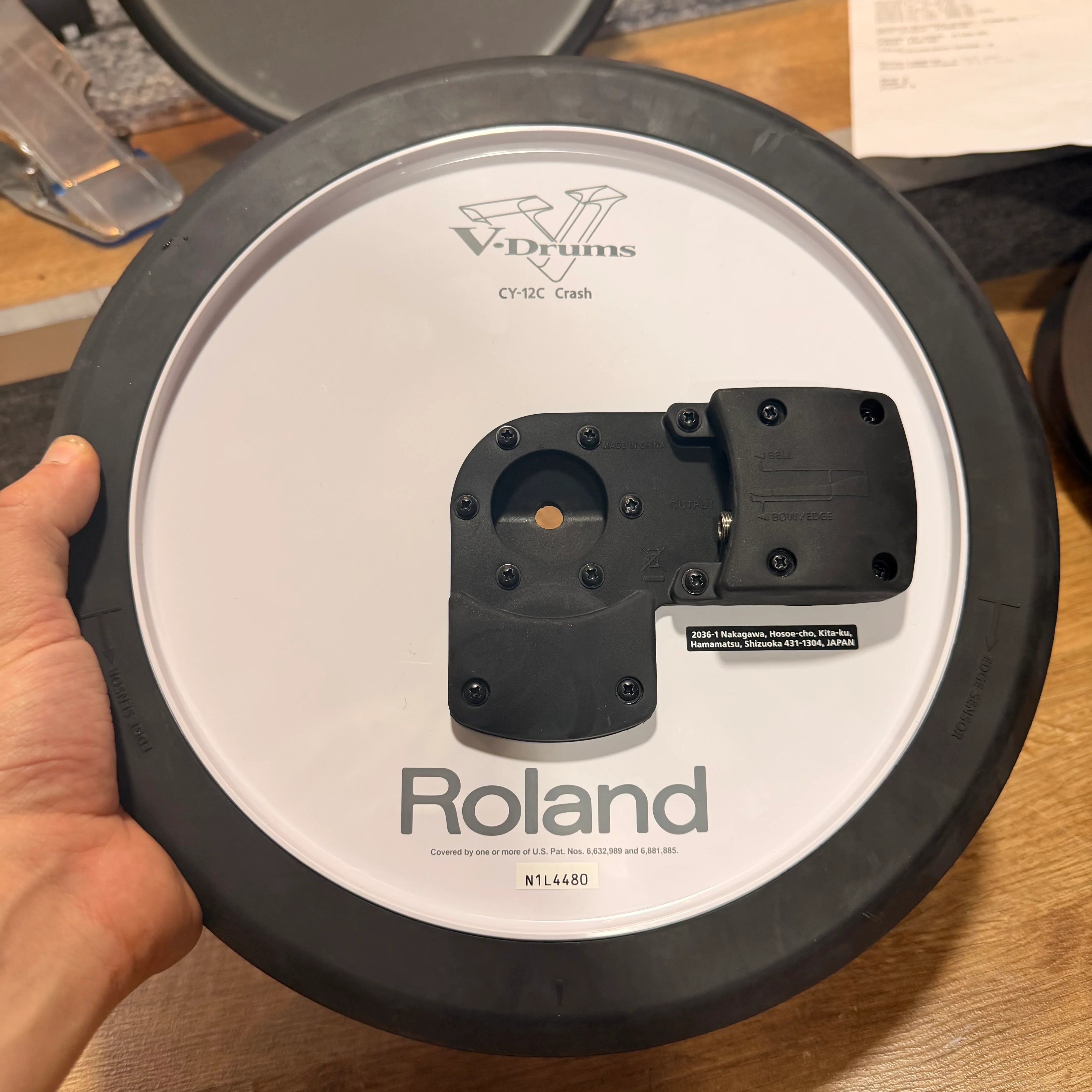 Roland CY-12C Electronic Pad #1323 - Image 4