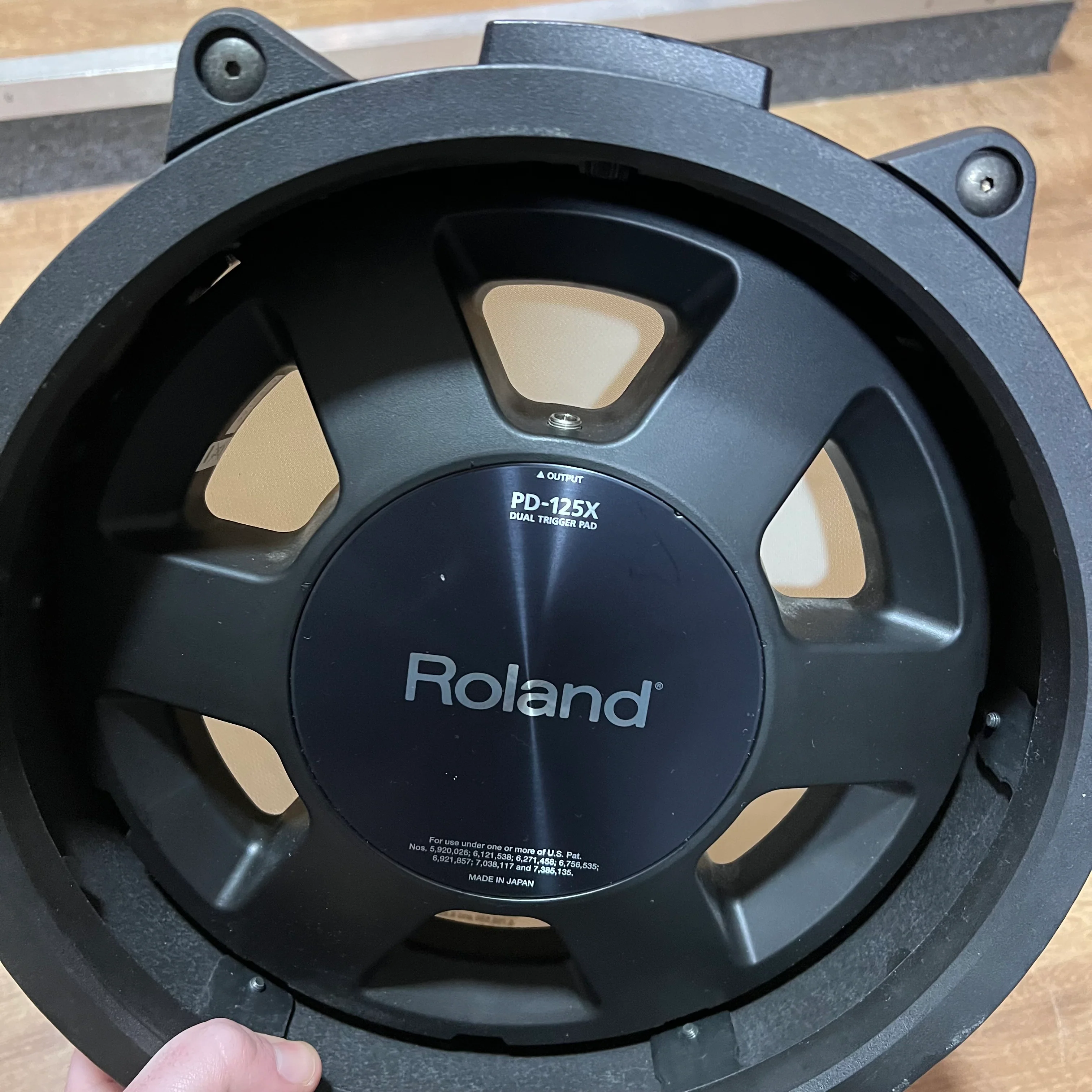 Roland PD-125X Mesh Dual Drum Trigger Pad #1260 - Image 3