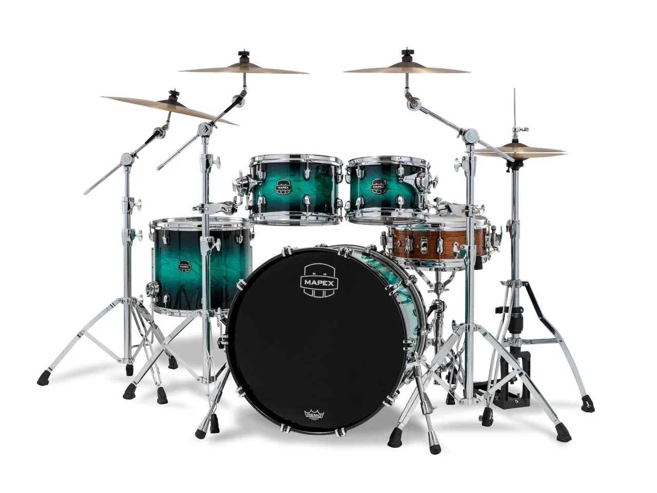 Saturn VI Marine Burst Drum Kit 22" 4pc - Image 2