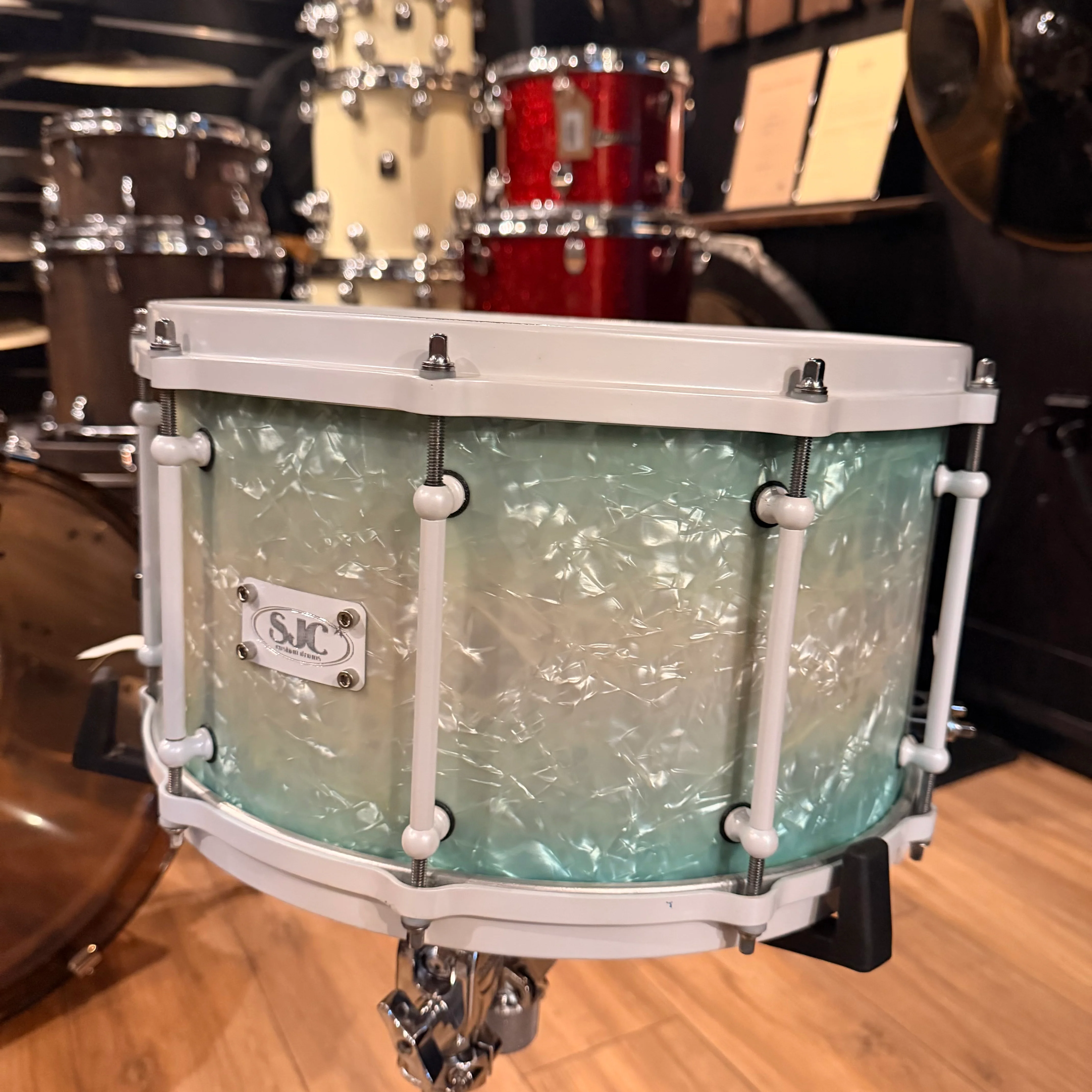 SJC Custom Snare Drum 14” x 8” #1292 - Image 4