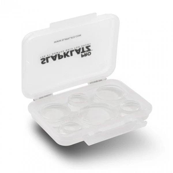 SlapKlatz Pro 10 Piece Drum Dampeners, Clear