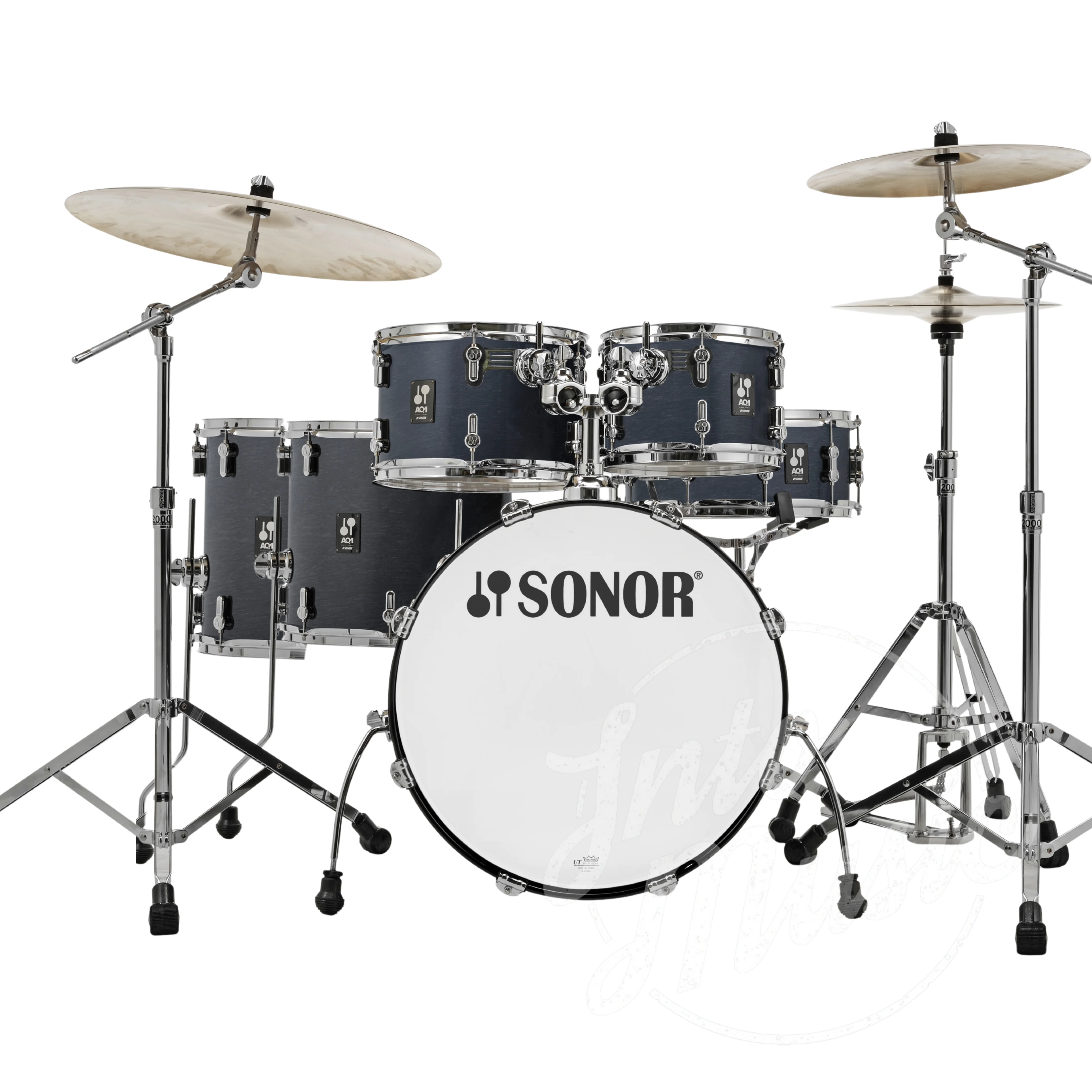 Sonor AQ1 6pc Studio Set With 2000 Series Hardware – Limited Edition Satin Black