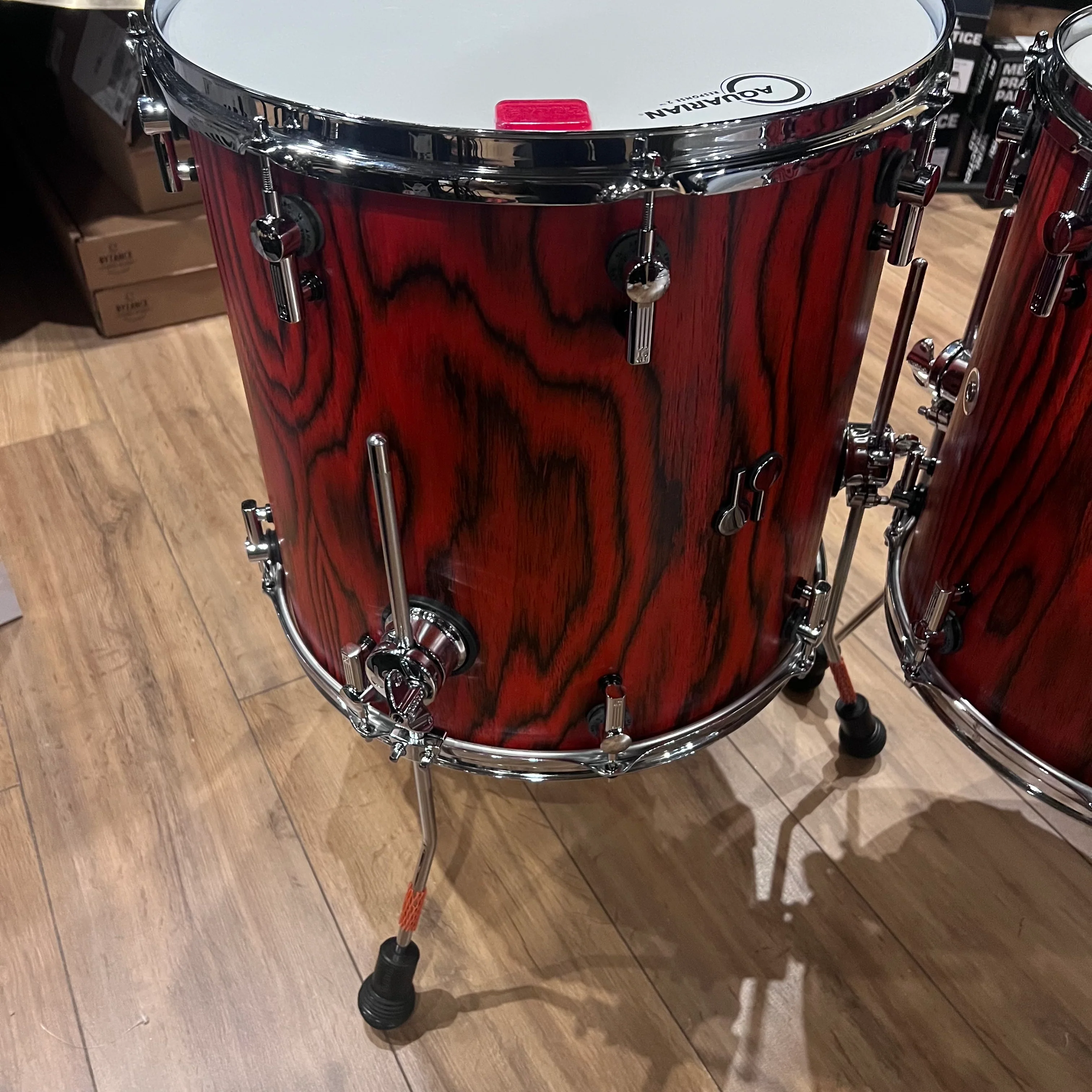 Sonor SQ2 Drum Kit Shell Pack In Fiery Red #1000TON - Image 9