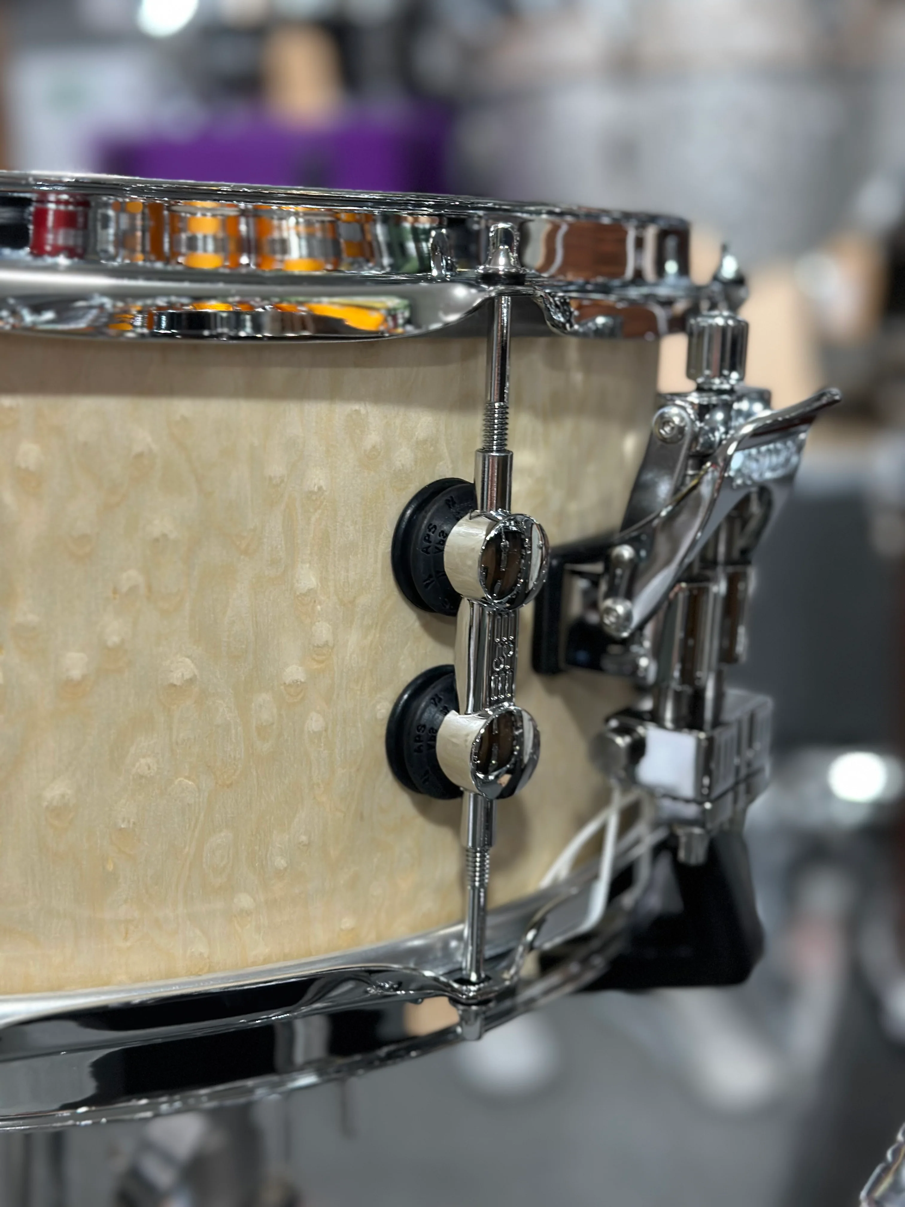 Sonor SQ2 Snare Drum 14x6.5" Birch With Birds Eye Maple - Image 3