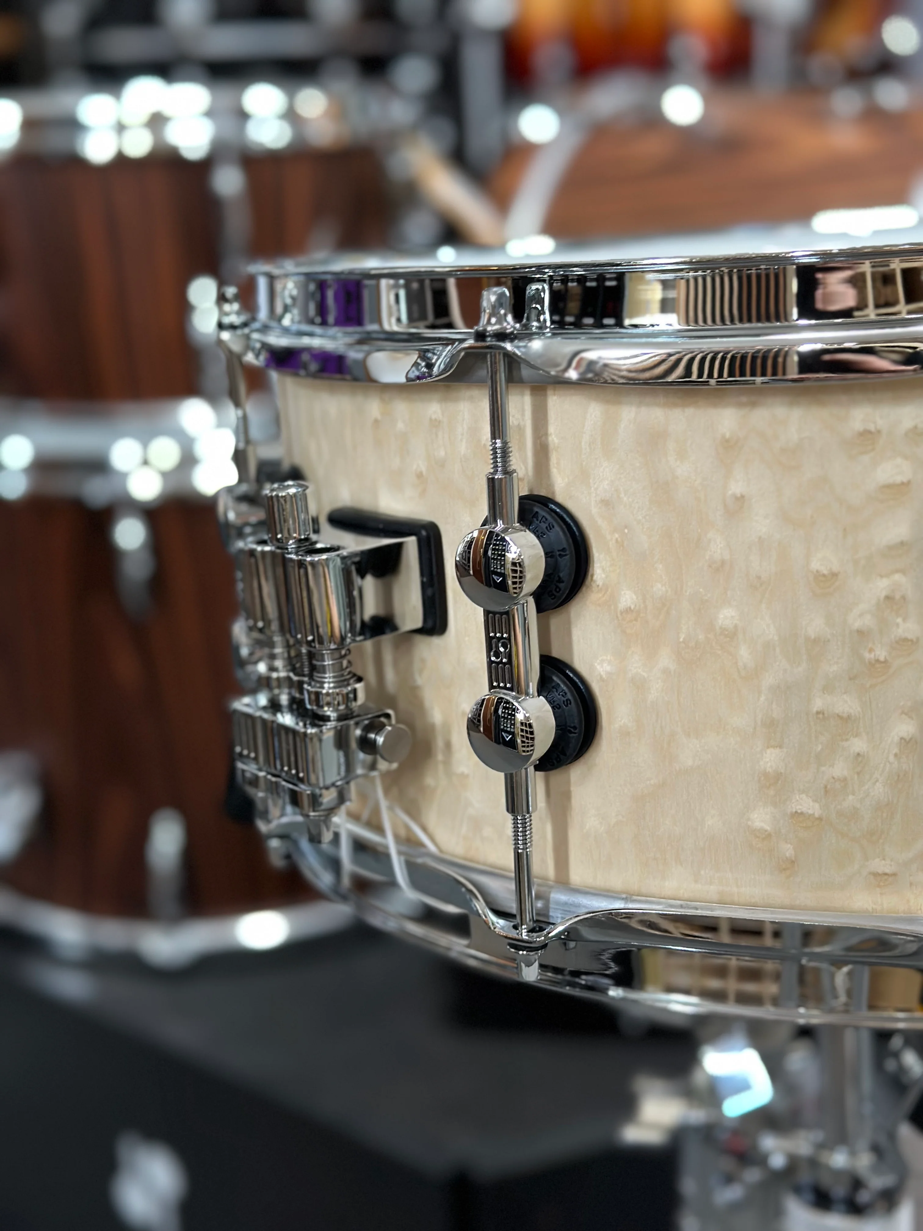 Sonor SQ2 Snare Drum 14x6.5" Birch With Birds Eye Maple - Image 4