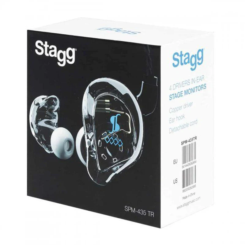 Stagg In-Ear Monitors | Black - SPM-435 - Image 2