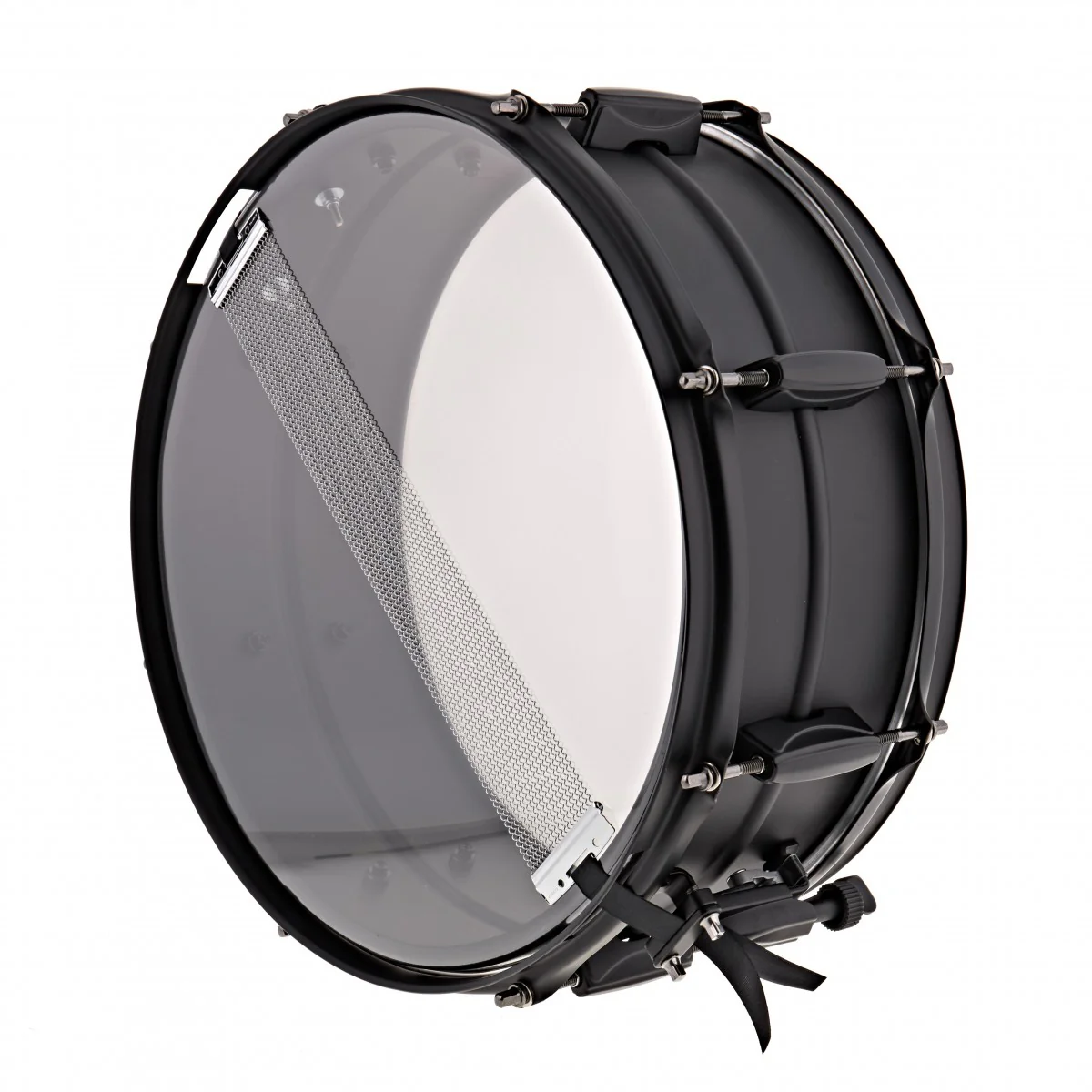 Tama 14x5.5" Metalworks Black on Black Steel Snare Drum - Image 2