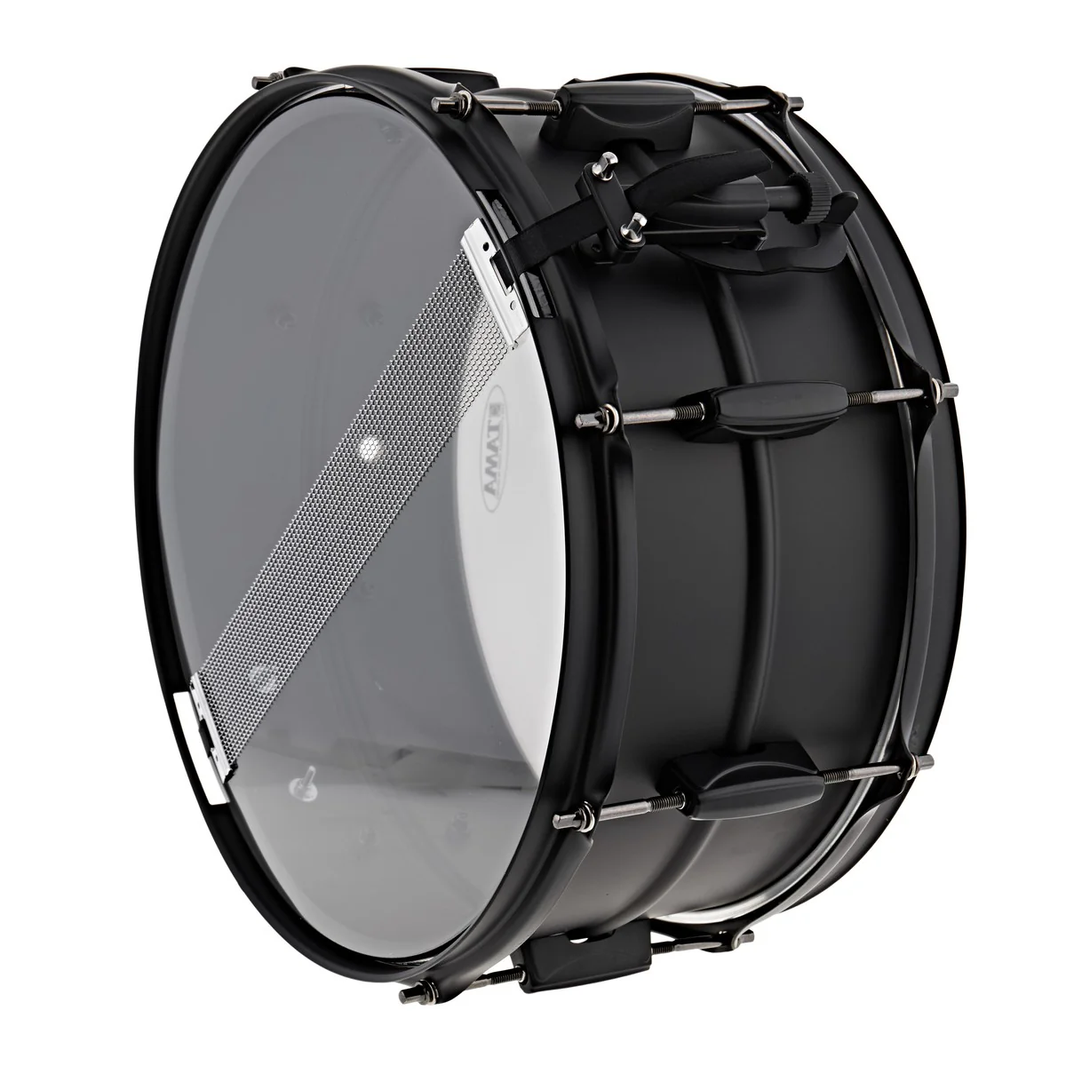 Tama 14x6.5" Metalworks Black on Black Steel Snare Drum - Image 2