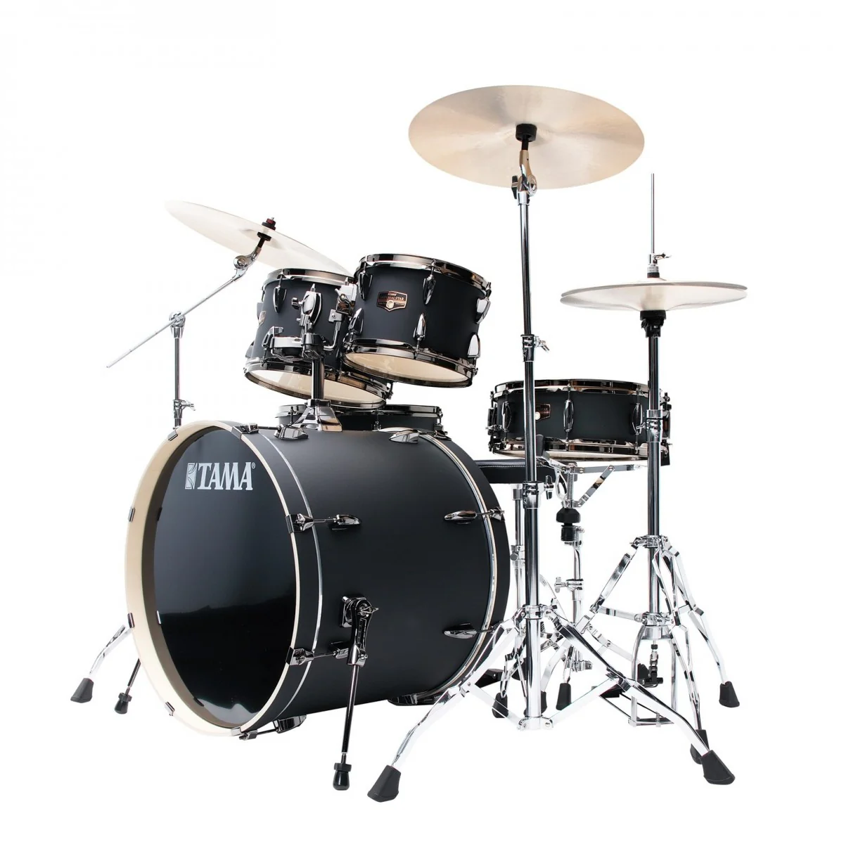 Tama Imperialstar 22'' 5pc Drum Kit, Blacked Out Black - Image 3