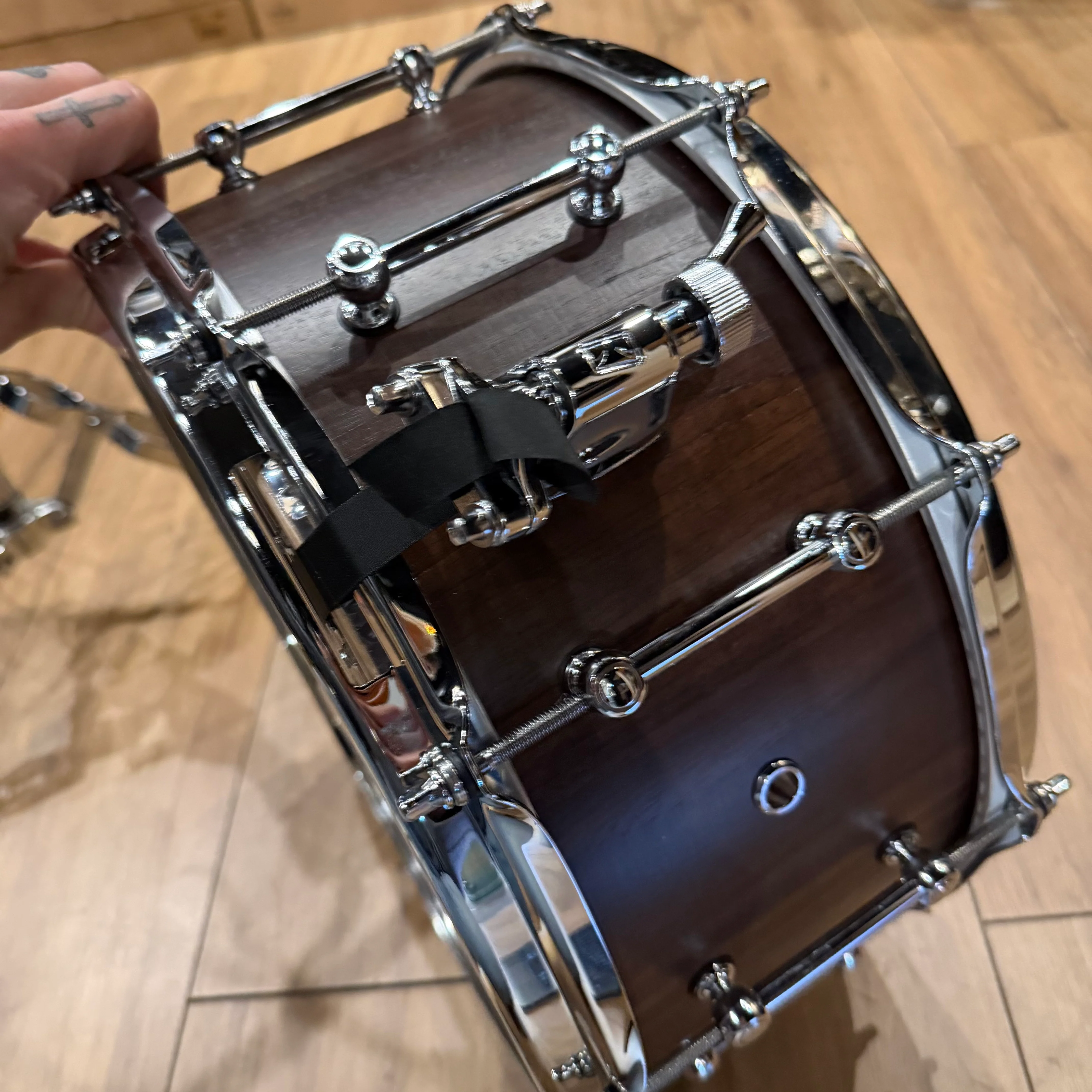 Tama SLP G-Walnut 14x6.5" Snare Drum #1297 - Image 5