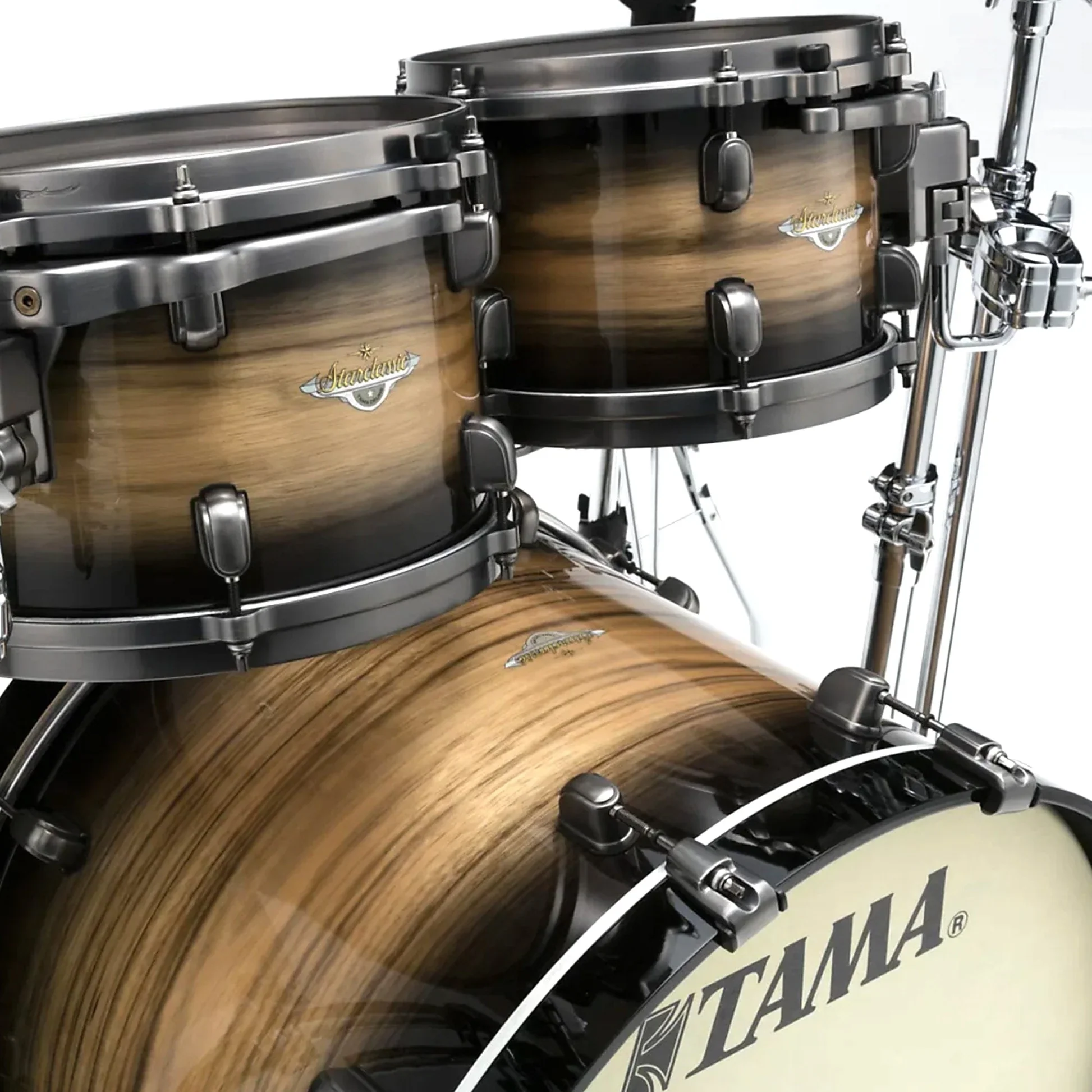 Tama Starclassic Maple 22in 4pc Shell Pack – Natural Pacific Walnut Burst - Image 2
