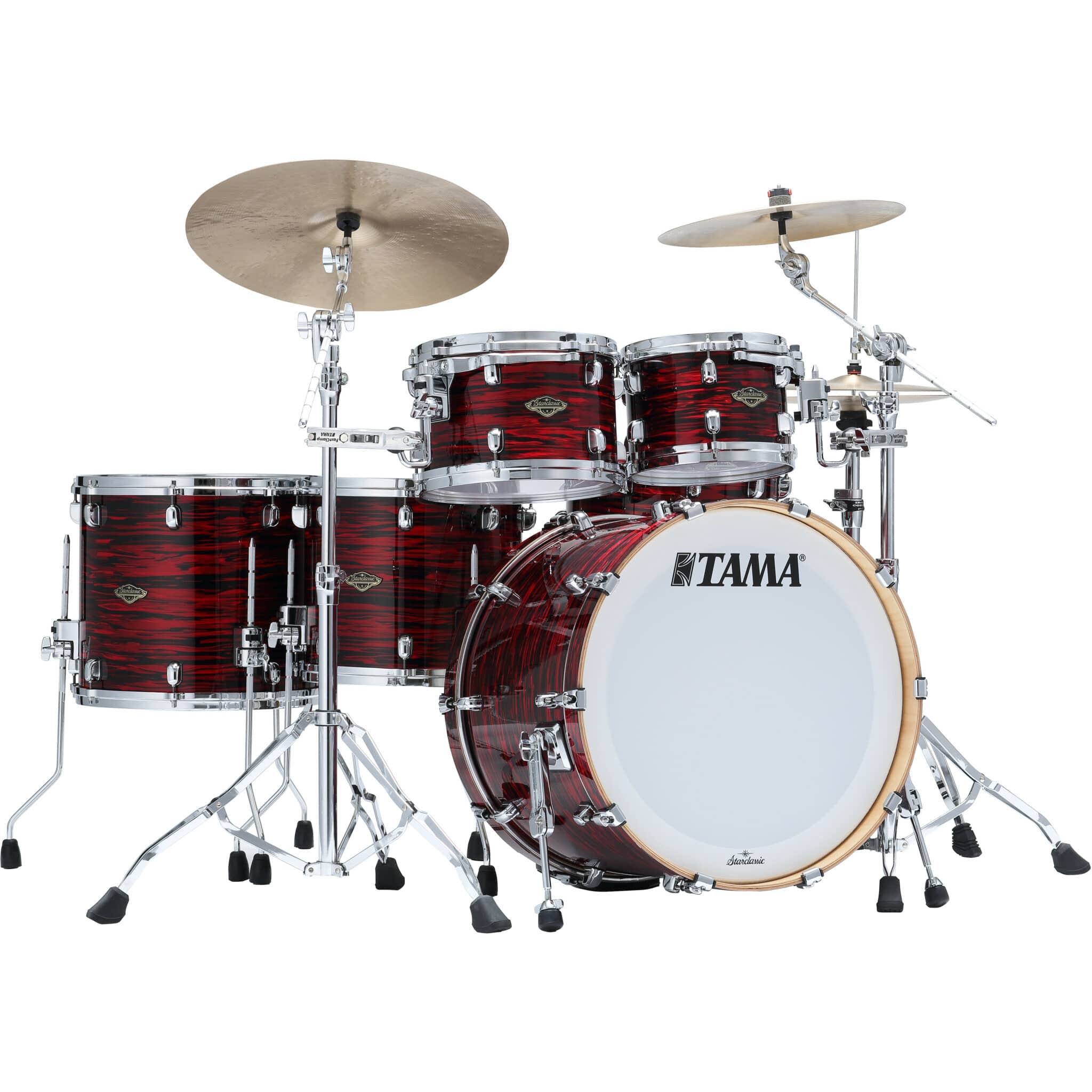 Tama Starclassic Walnut/Birch 22in 5pc Shell Pack – Red Oyster